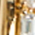 White/gold tone plate