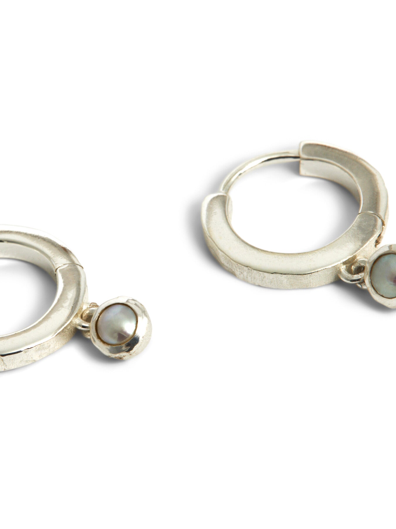 Pearl Hoop Earrings