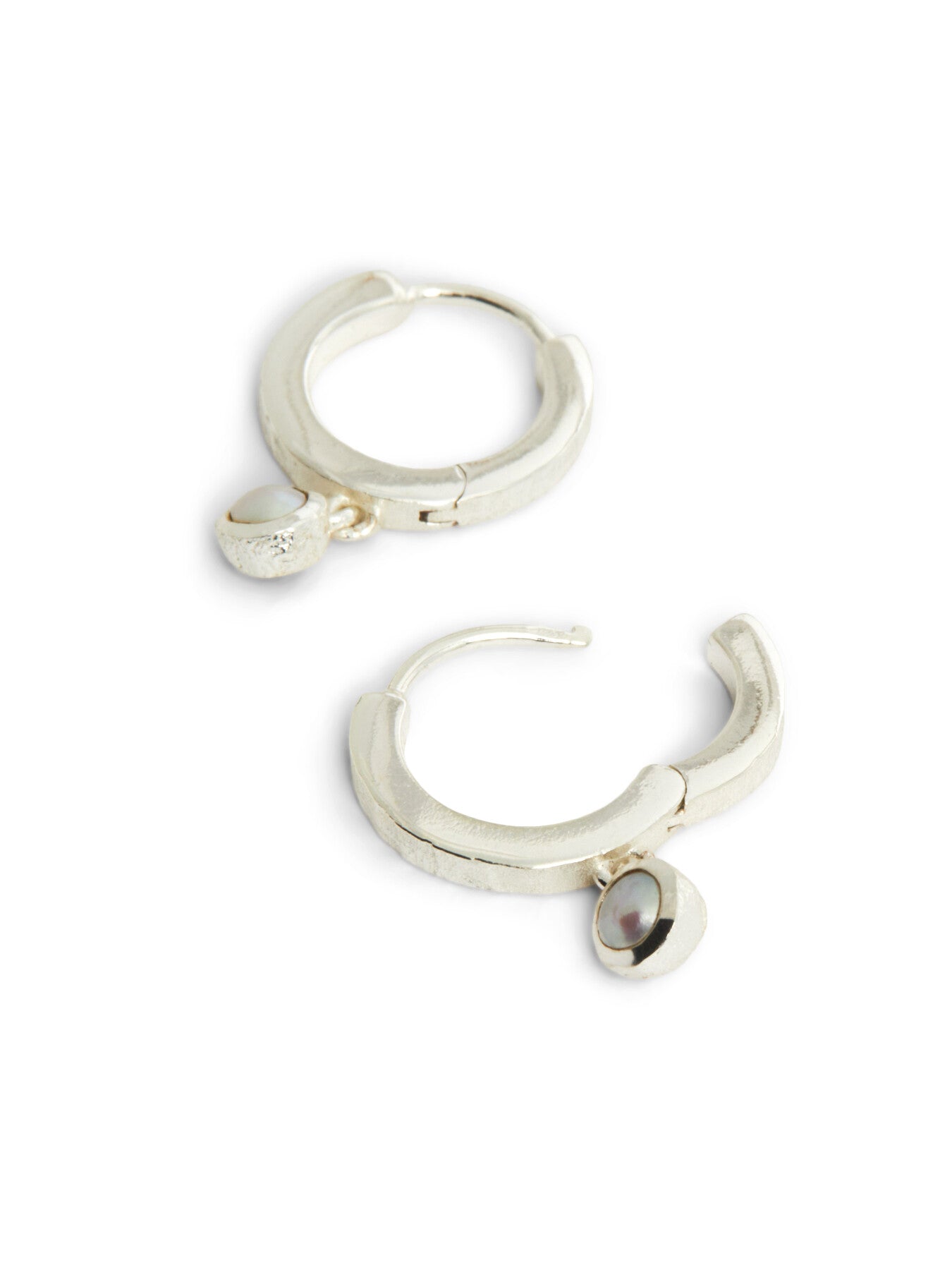Pearl Hoop Earrings