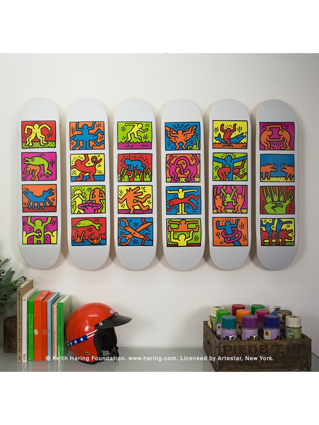 Keith Haring Retrospect Set of 6