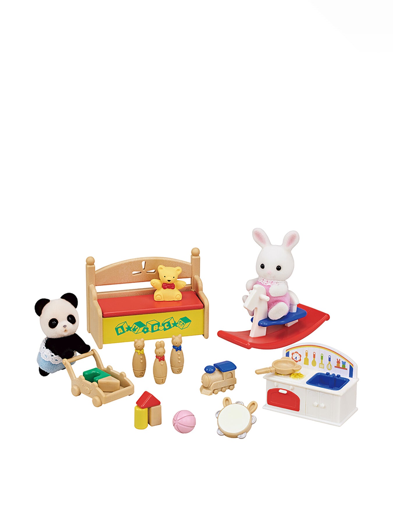 Babys Toy Box - Snow Rabbit Panda Babies
