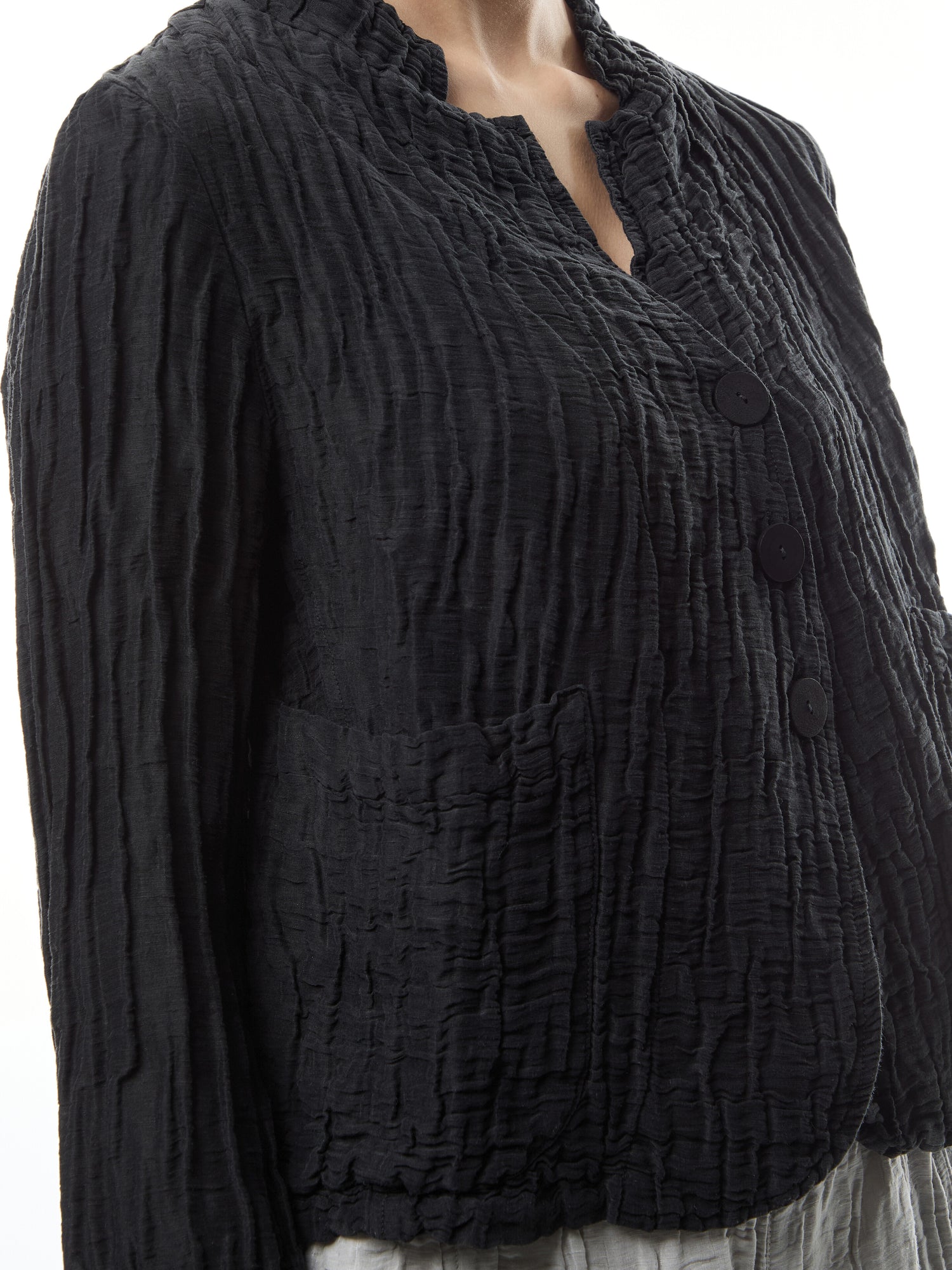 Silk Crinkle Jacket