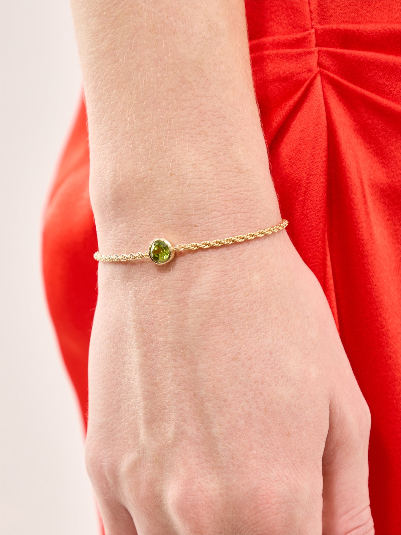 Peridot August Birthstone Bracelet