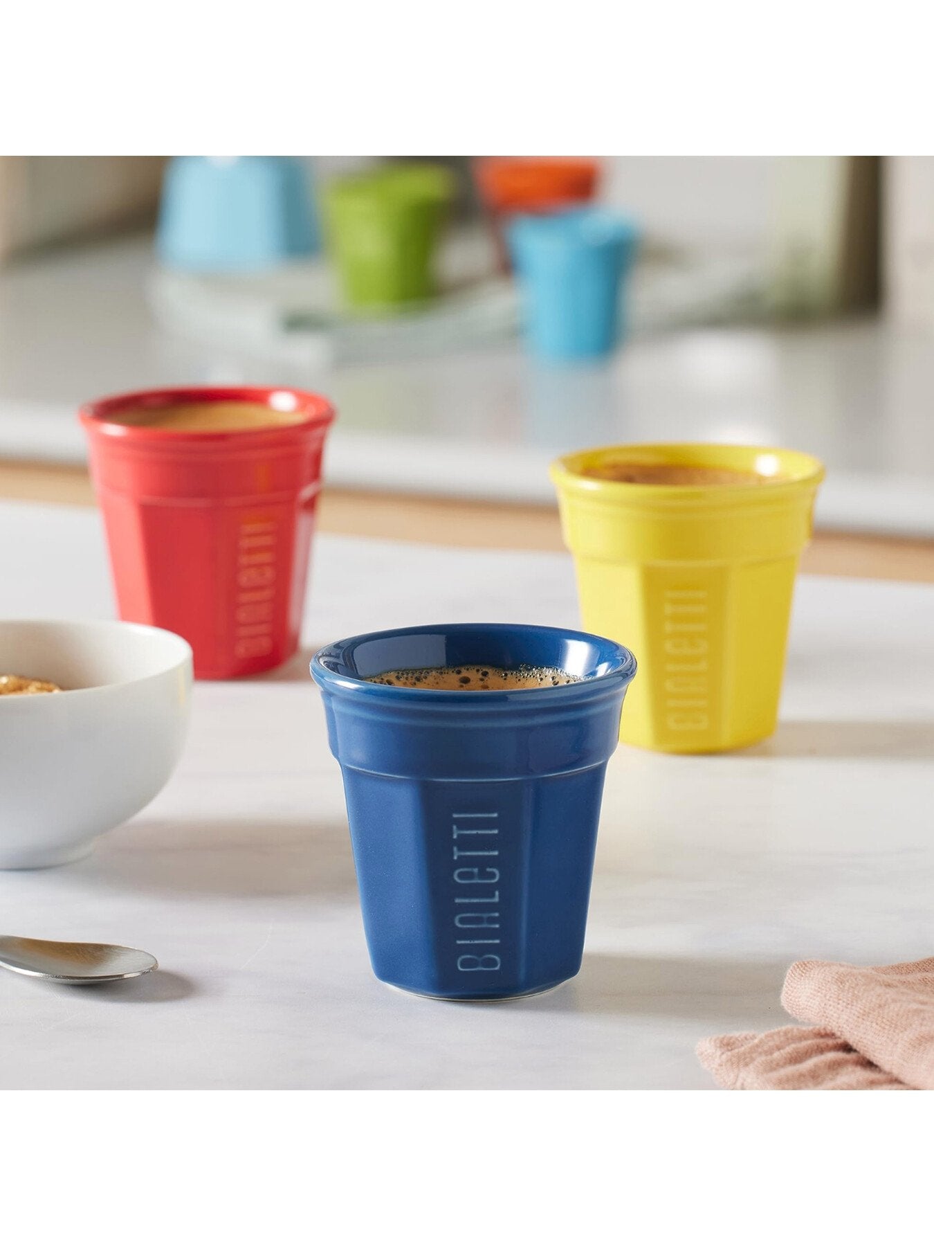 Multicoloured Espresso Set 6-Pieces