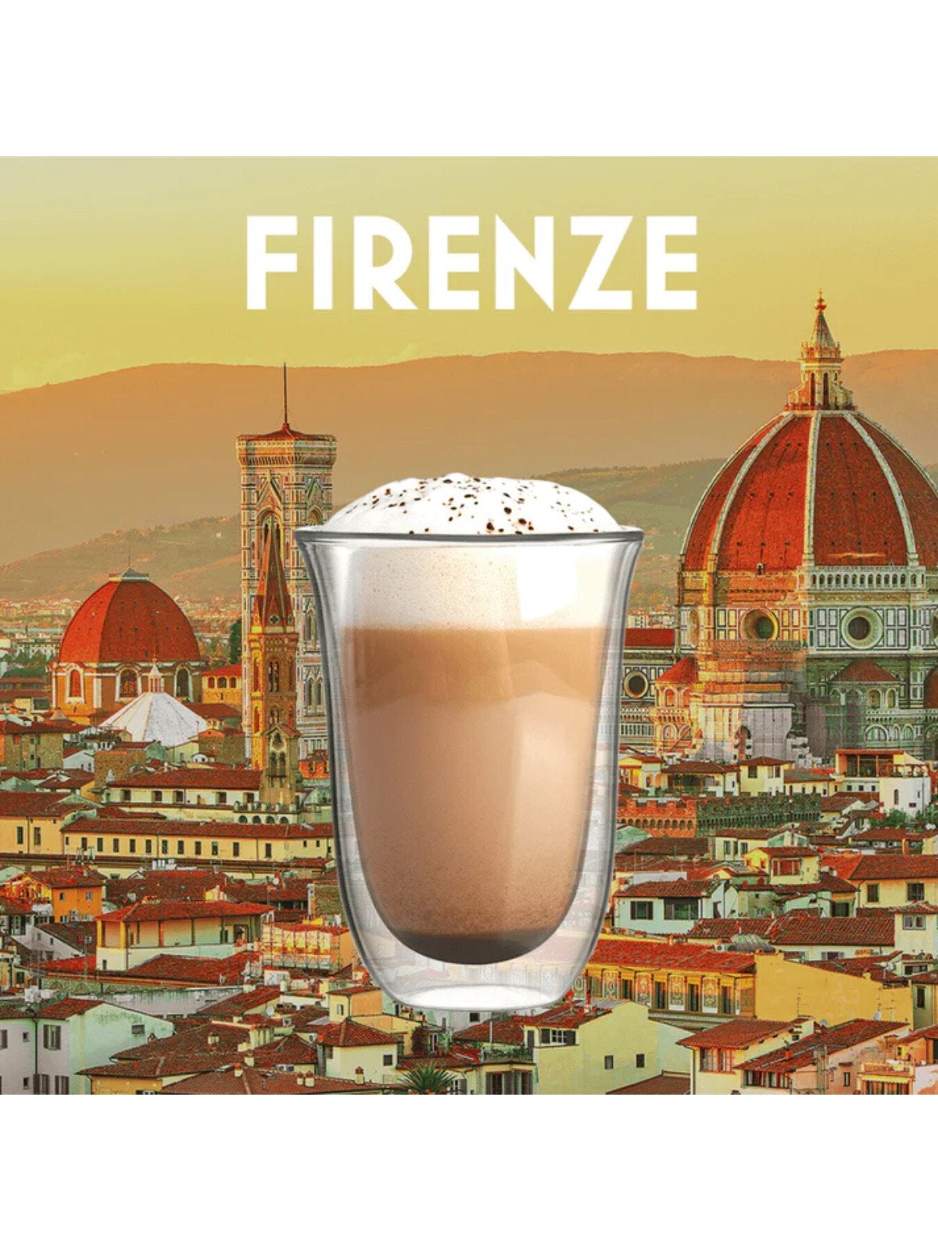 Firenze Double Walled Latte Glass Set of 2