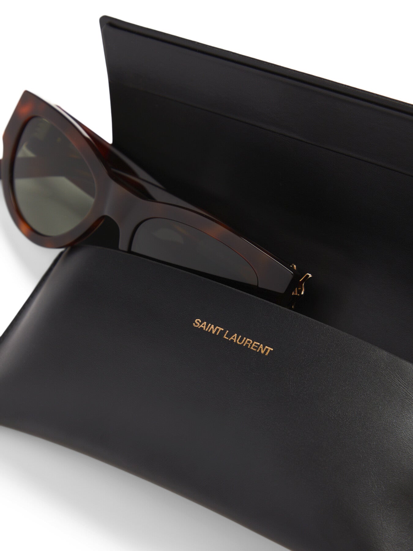 SLM94 Cat-Eye Tortoise Acetate Sunglasses