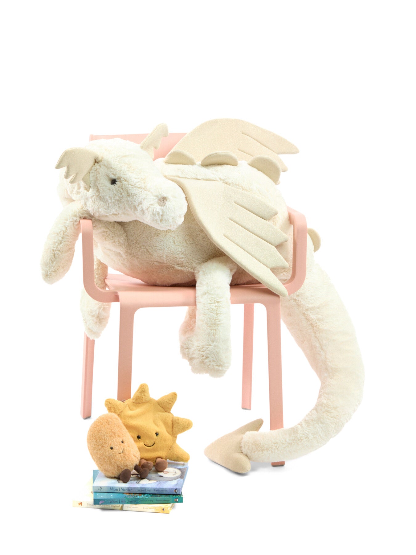 JELLYCAT Snow Dragon(SNW2DD) スノードラゴン ぬいぐるみ Snow Dragon