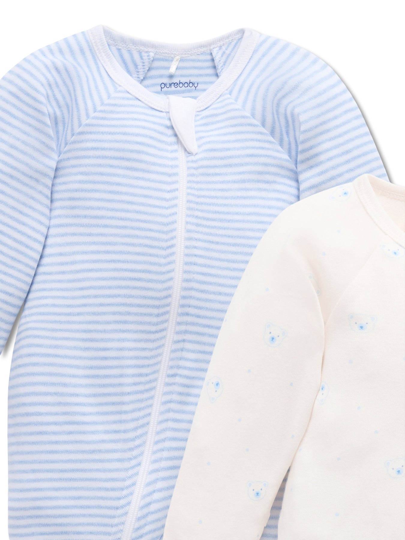 4 Pack Zip Organic Cotton Growsuit