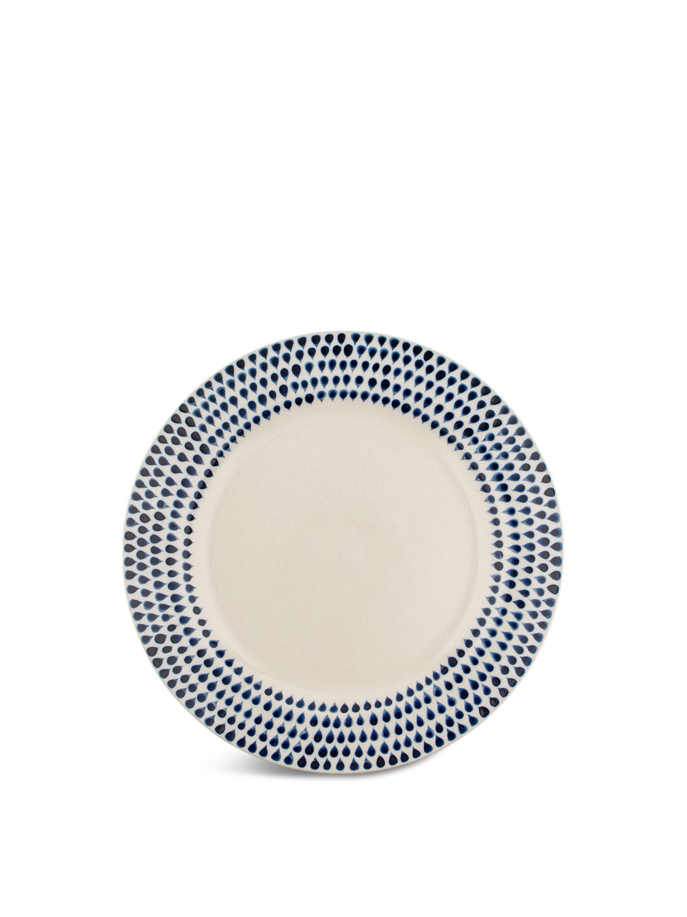 Indigo Drop Dinner Plate