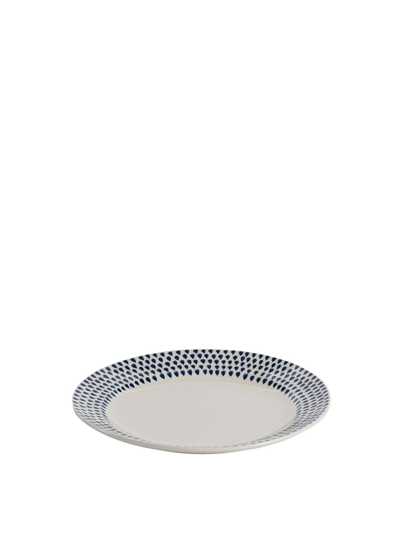 Indigo Drop Dinner Plate