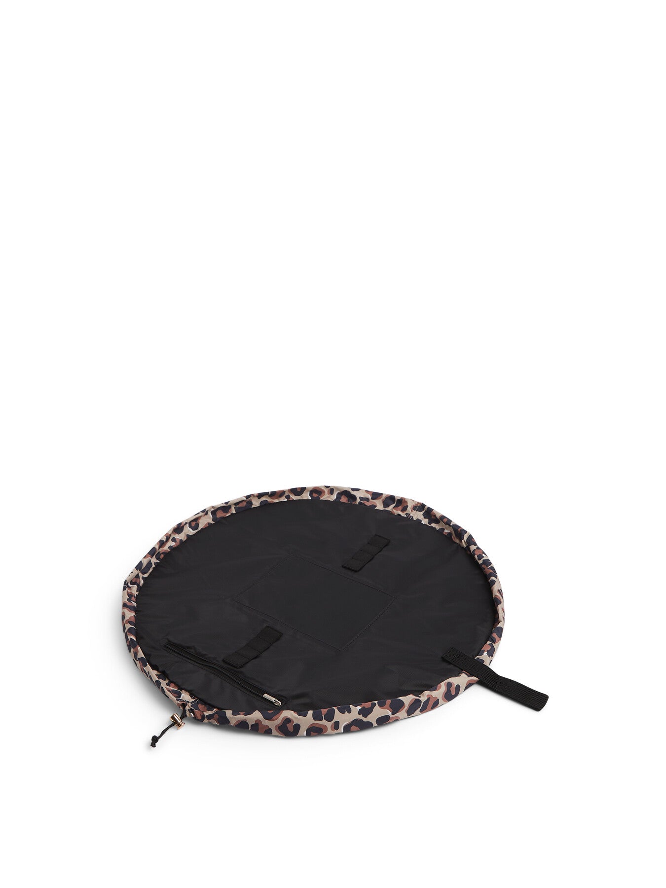 Open Flat Makeup Bag In Leopard Print