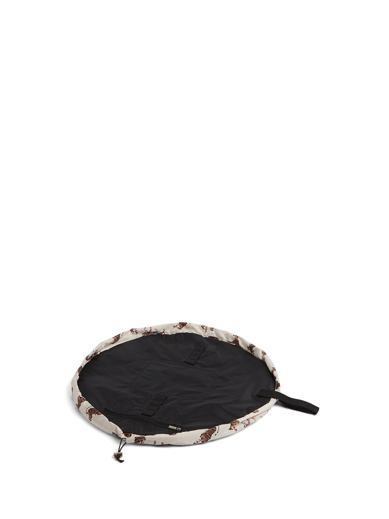 Open Flat Makeup Bag In Neutral Tigers