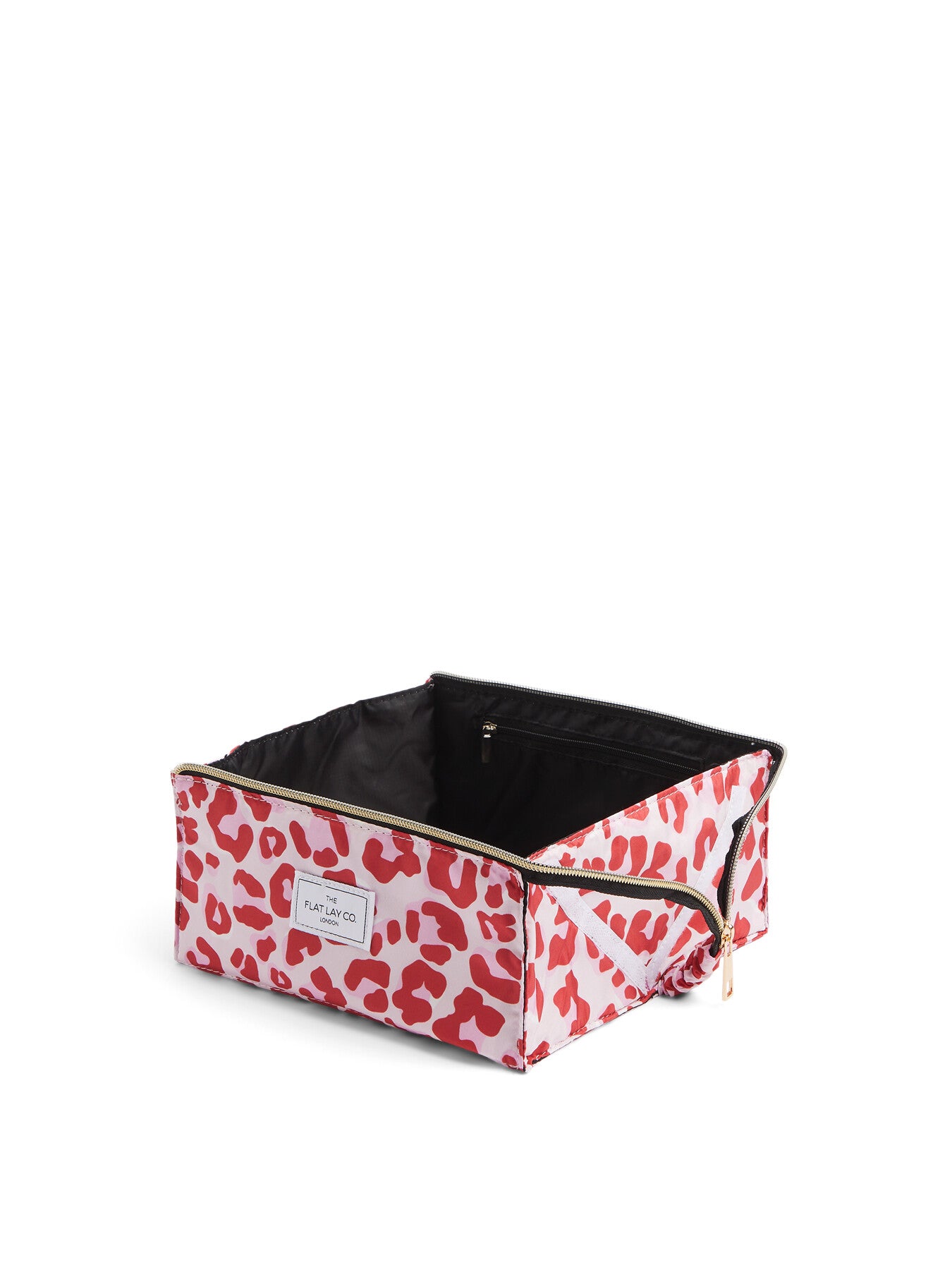 Makeup Box Bag In Pink Leopard