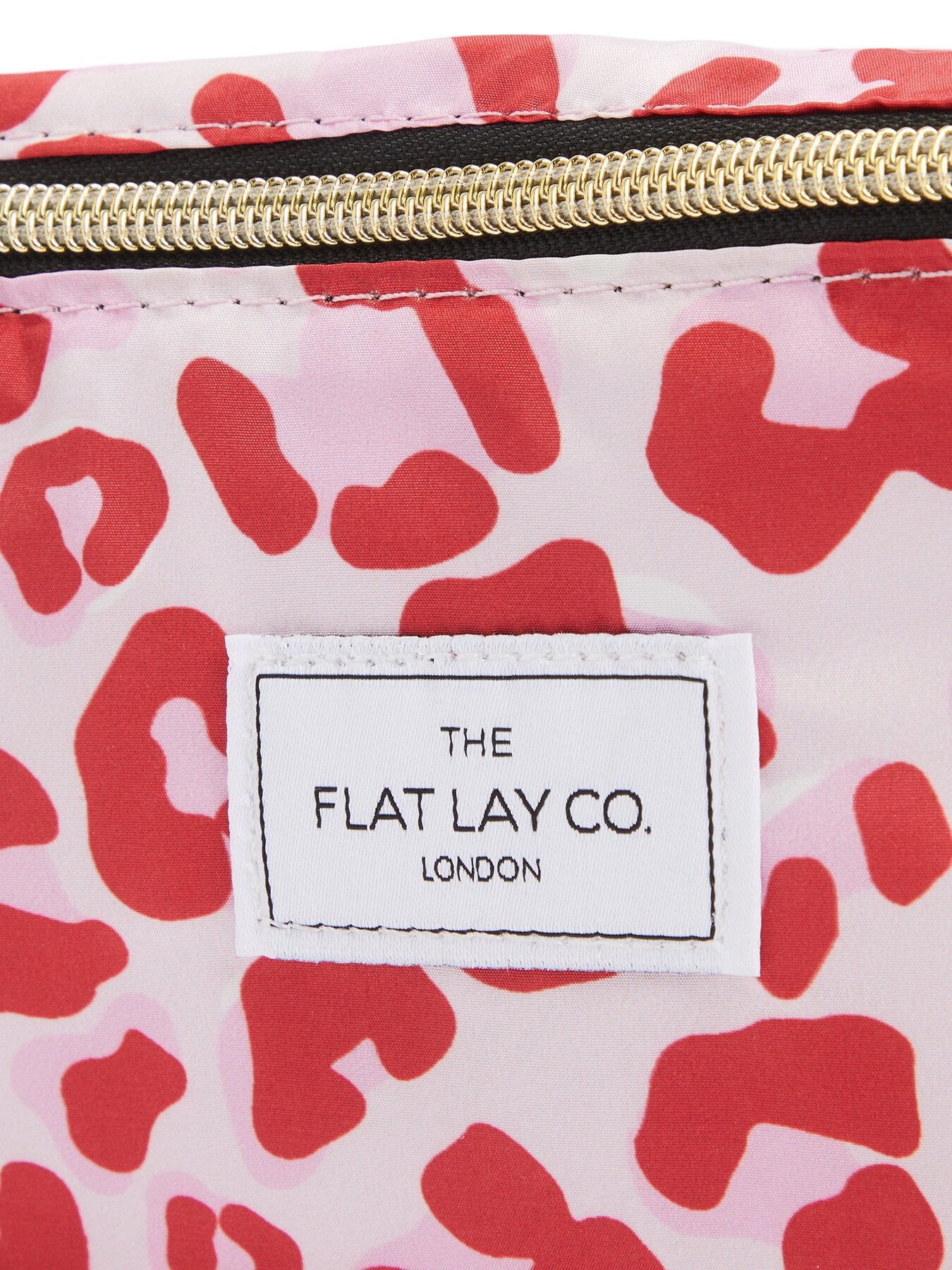 Makeup Box Bag In Pink Leopard