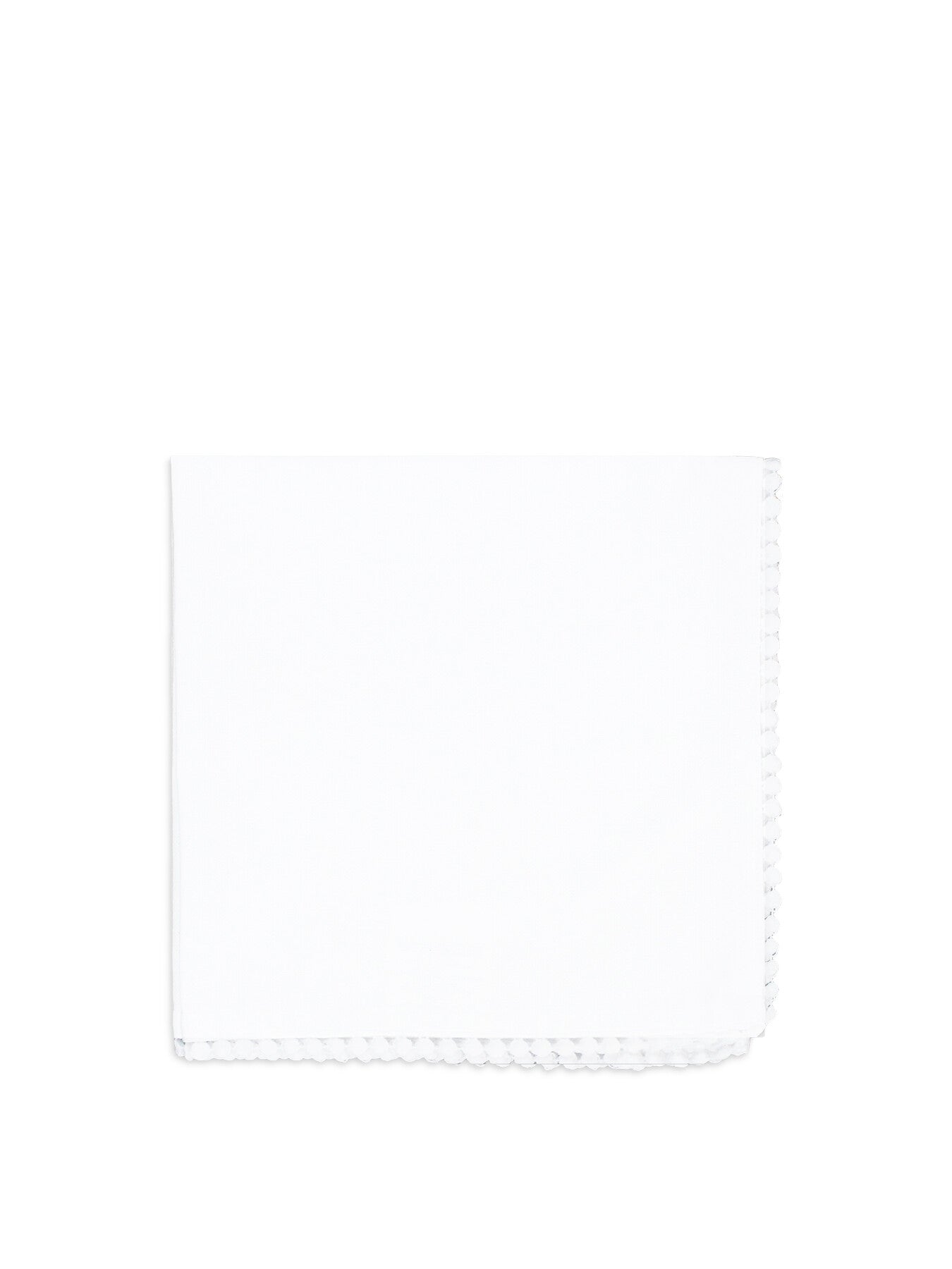 Pearl White Napkin with French Knot
