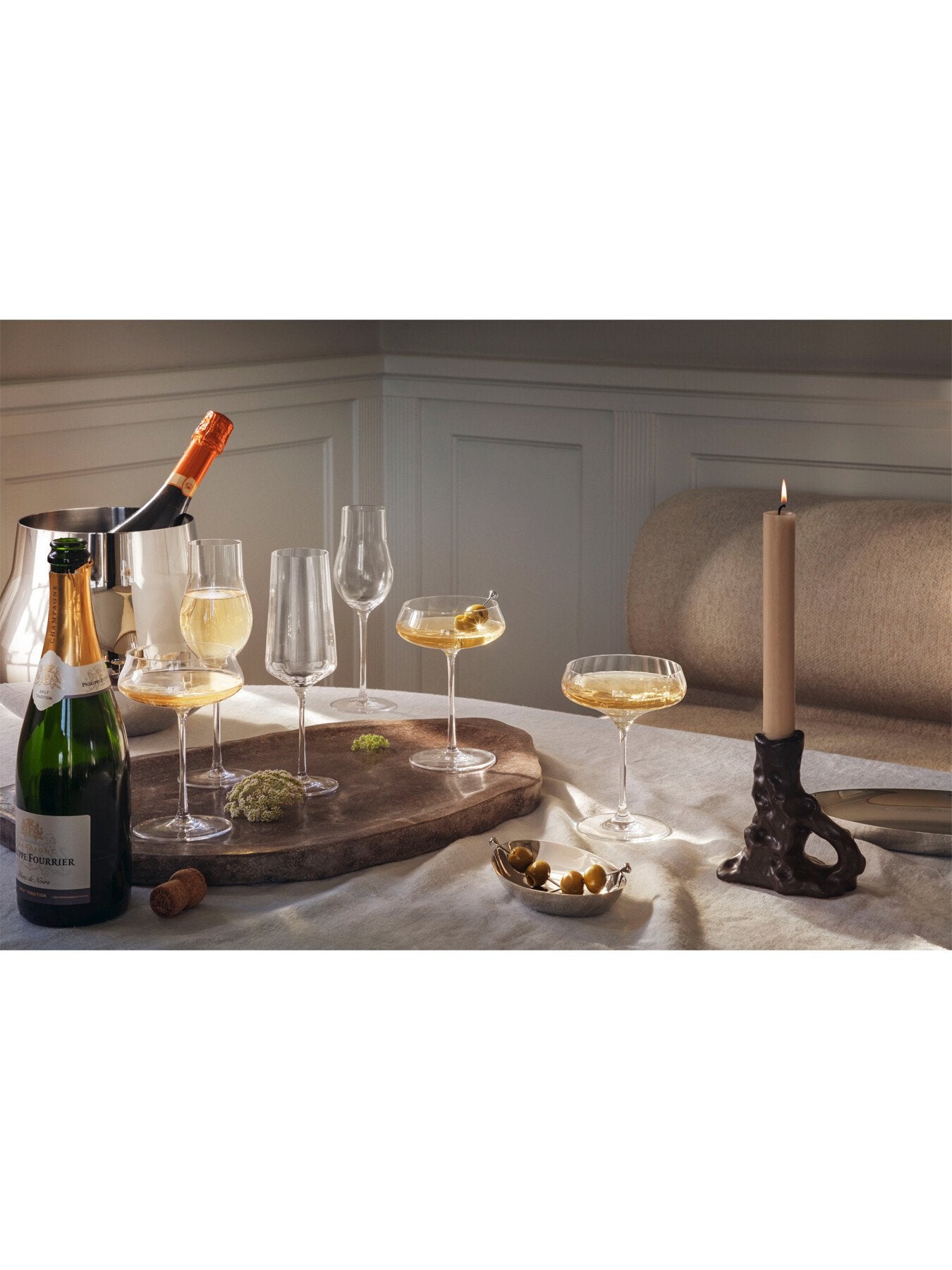 Sky Cocktail Coupe Glass Set of 2