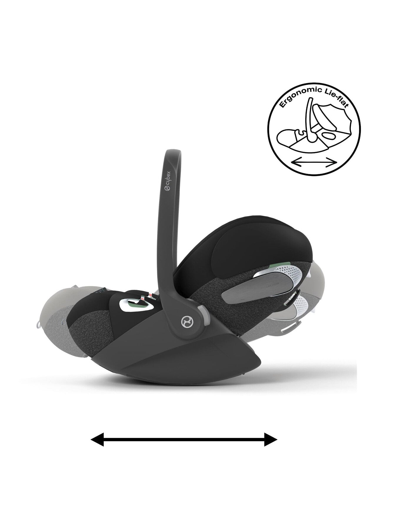 Cybex Cloud T i-Size Rotating Baby Car Seat - Sepia Black