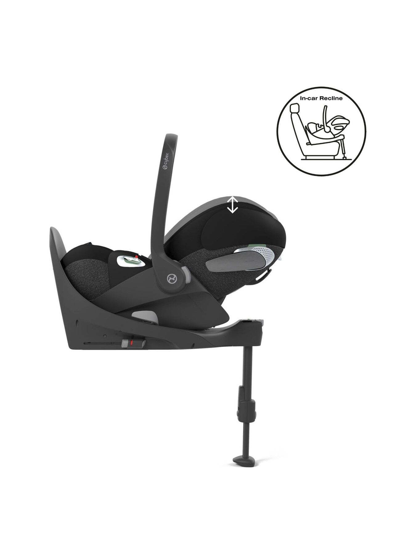Cybex Cloud T i-Size Rotating Baby Car Seat - Sepia Black