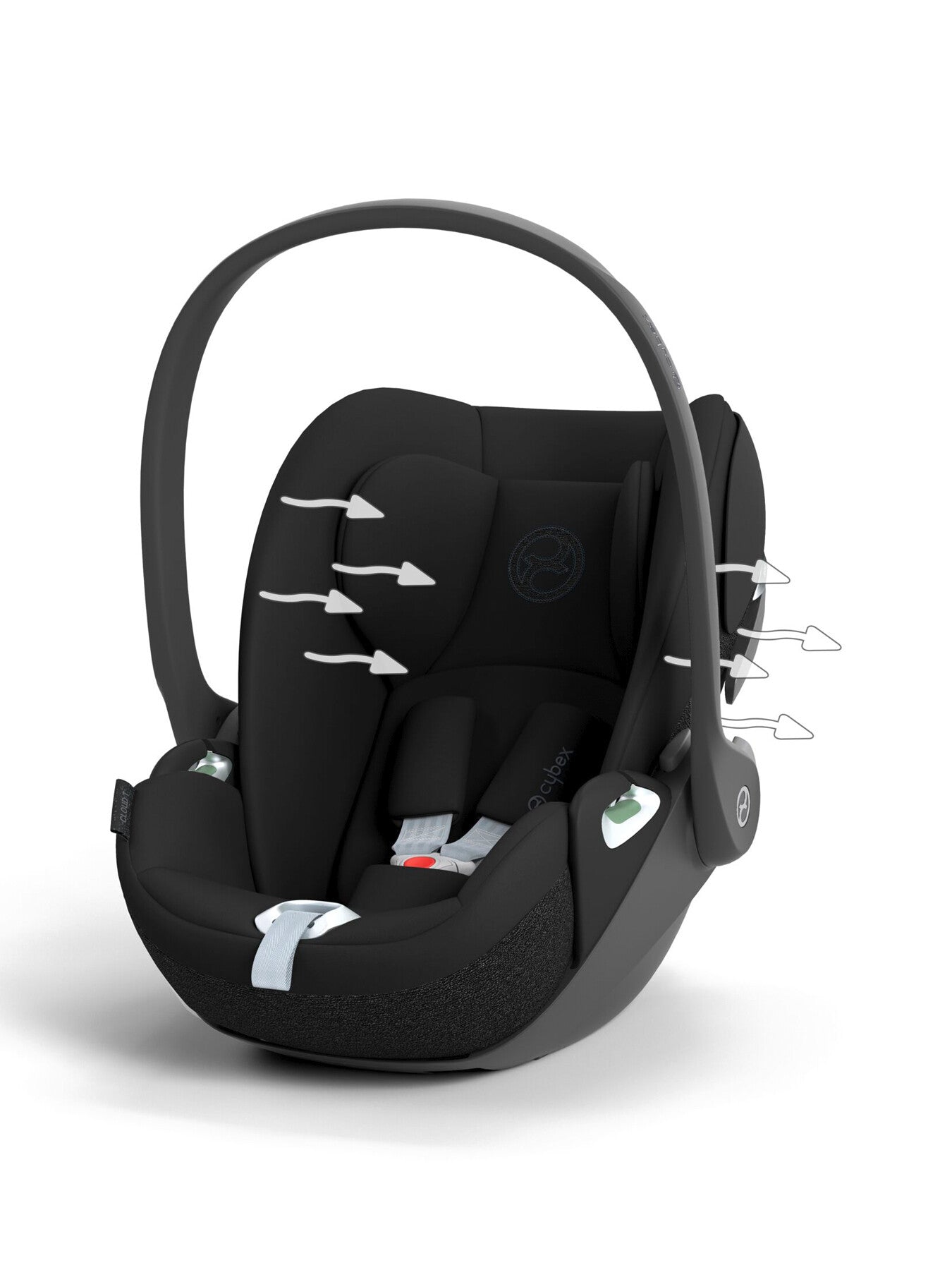 Cybex Cloud T i-Size Rotating Baby Car Seat - Sepia Black