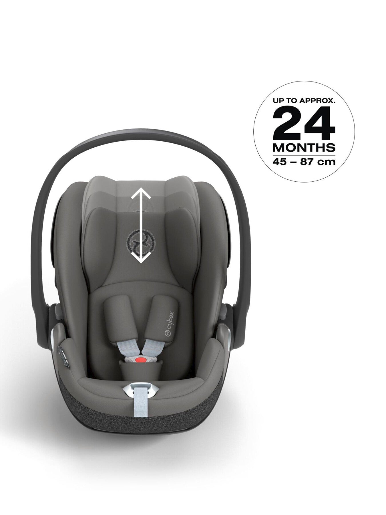 Cybex Cloud T i-Size Rotating Baby Car Seat - Mirage Grey