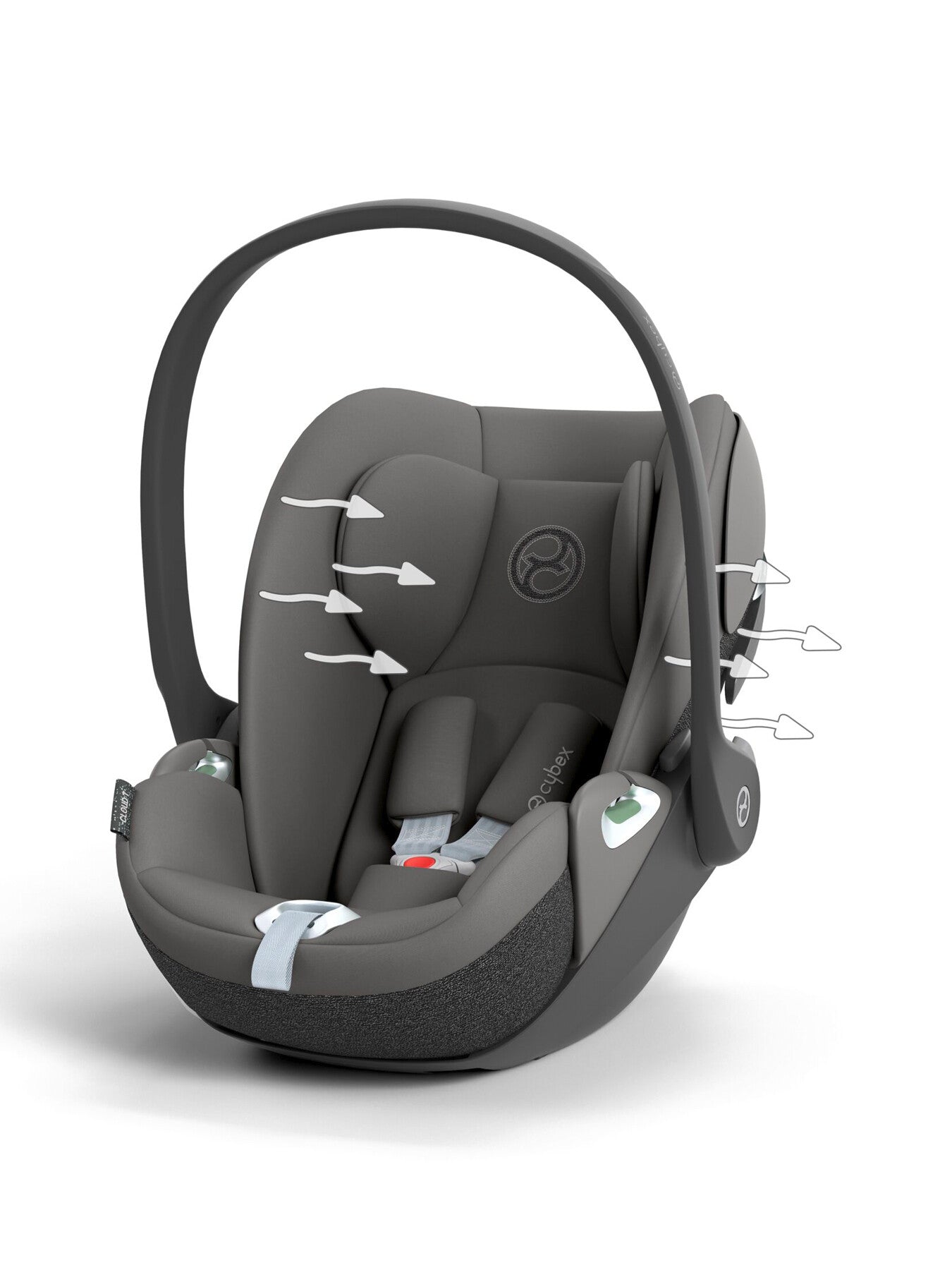 Cybex Cloud T i-Size Rotating Baby Car Seat - Mirage Grey