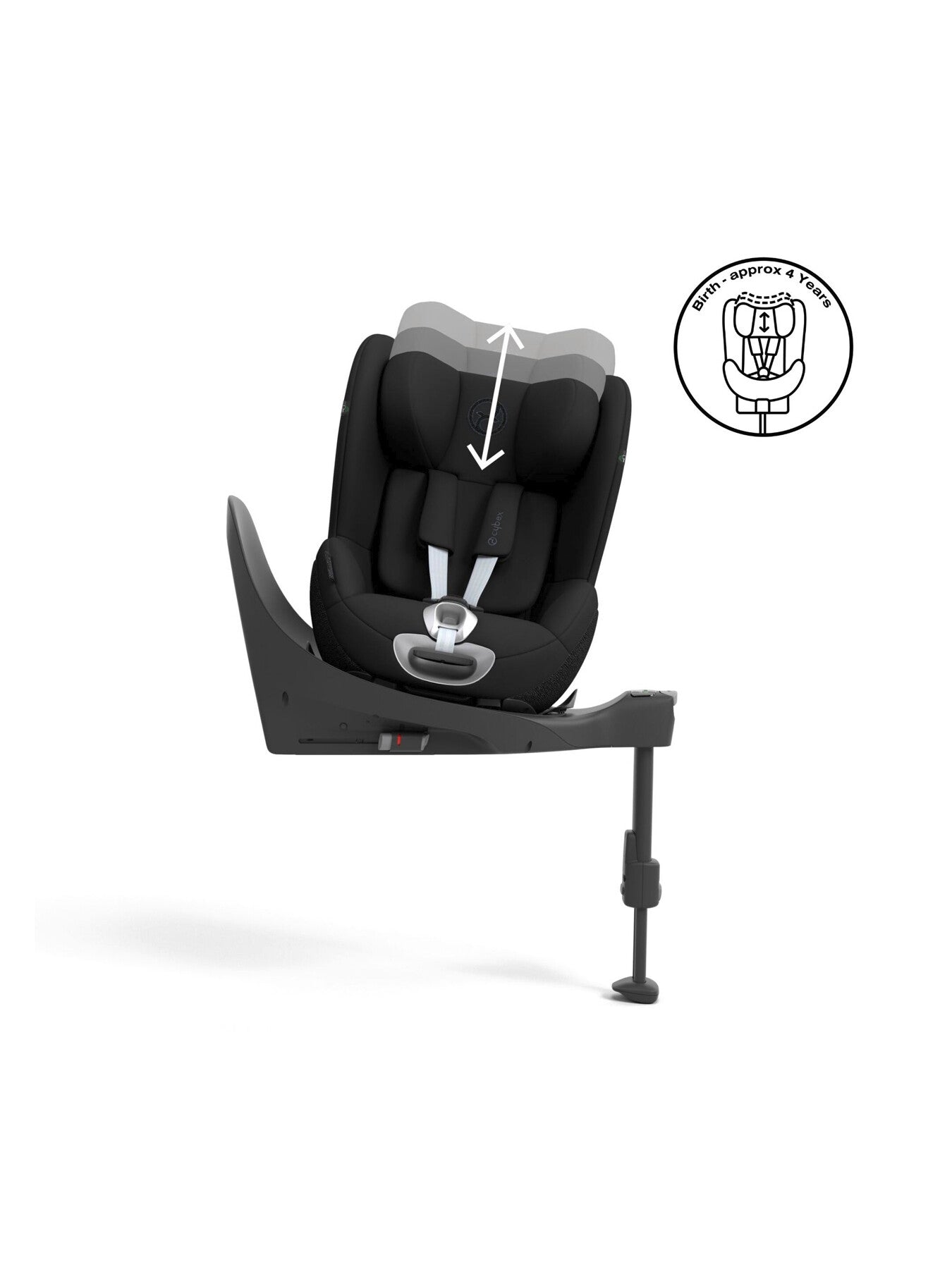 Cybex Sirona T i-Size Rotating Car Seat - Sepia Black