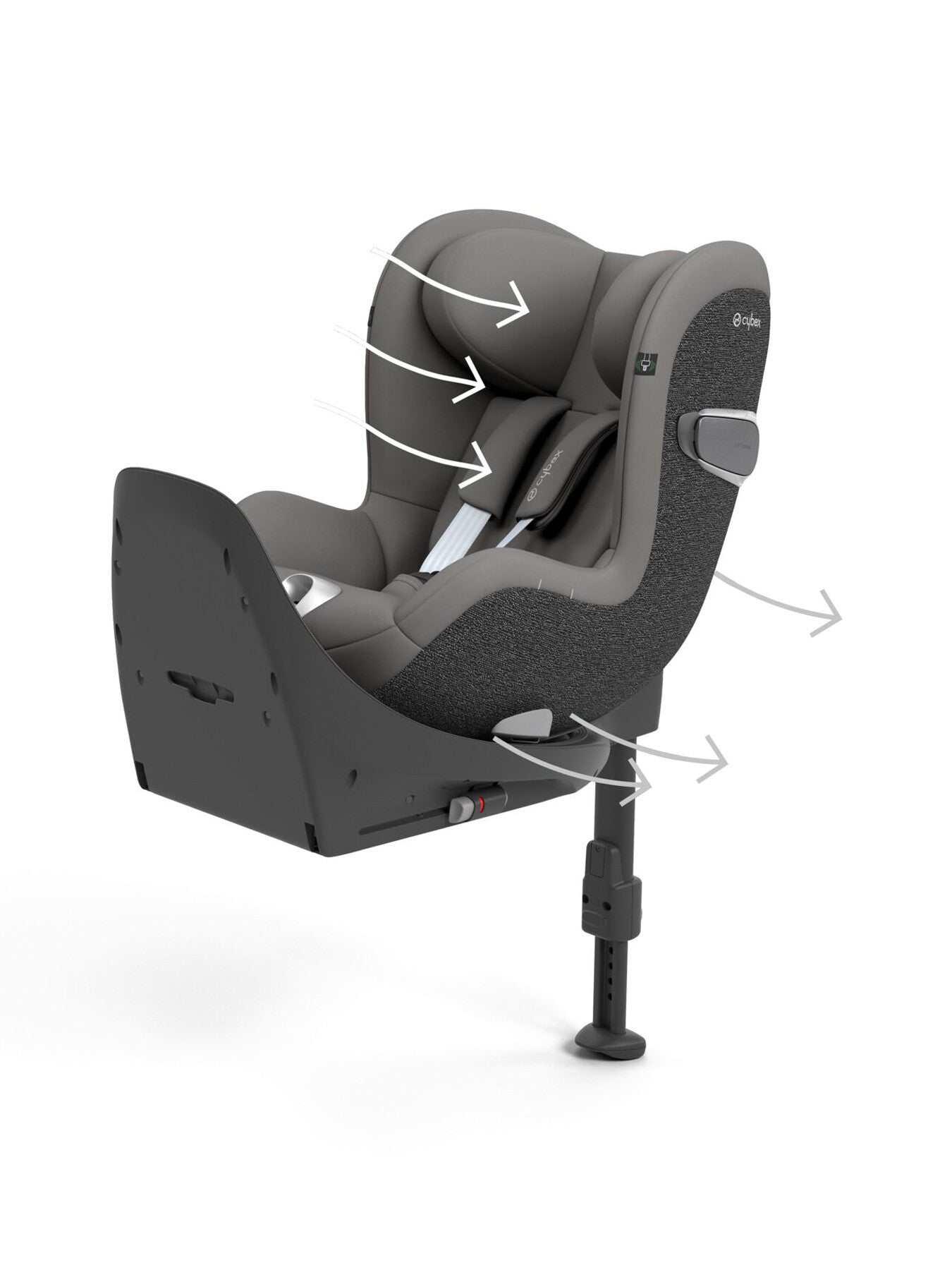 Cybex Sirona T i-Size Rotating Car Seat - Mirage Grey