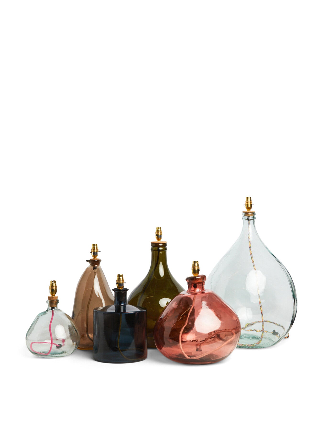 62cm Garrafa Lamp Base with Multi Flex