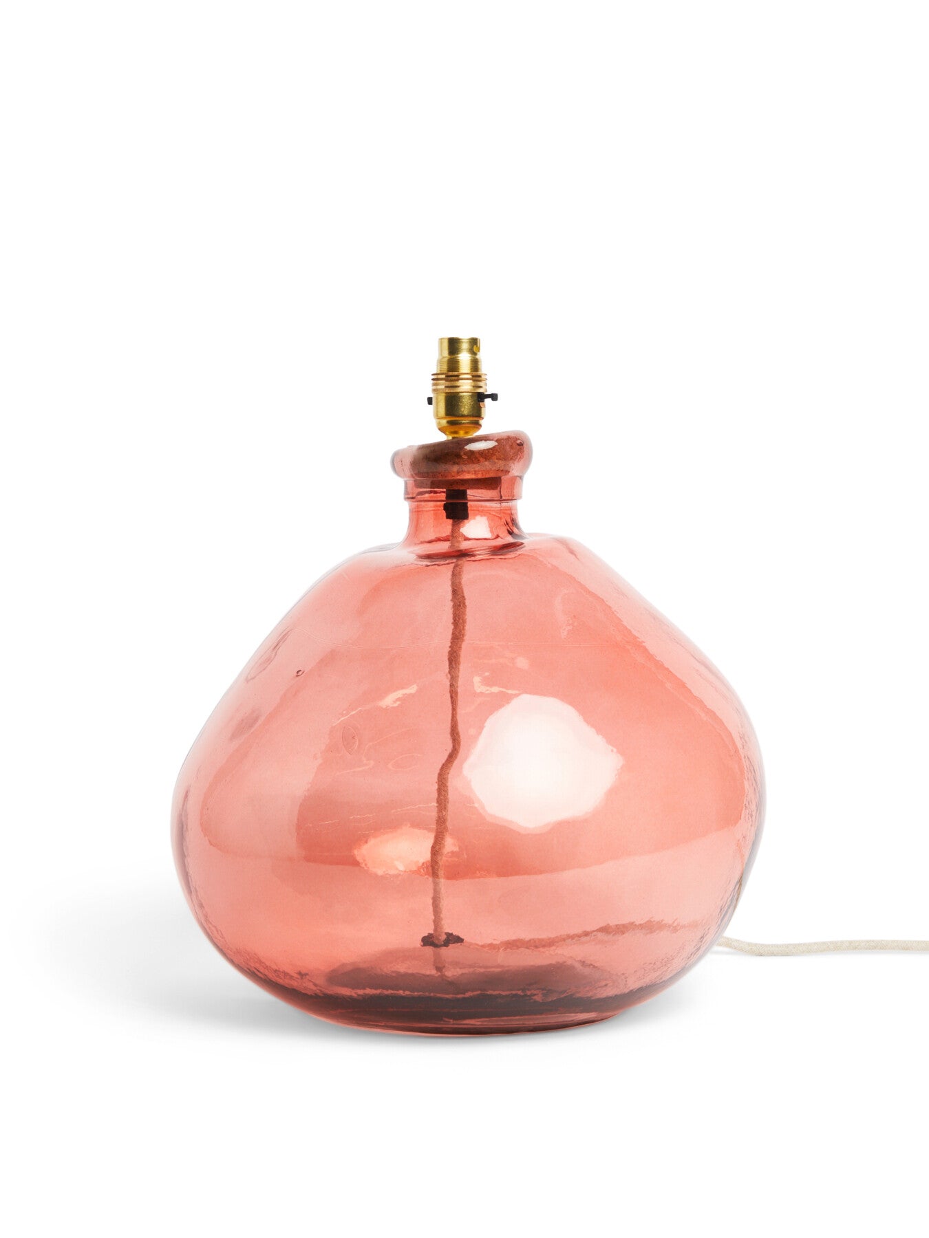 39cm Simplicity Lamp Base with Cream Flex