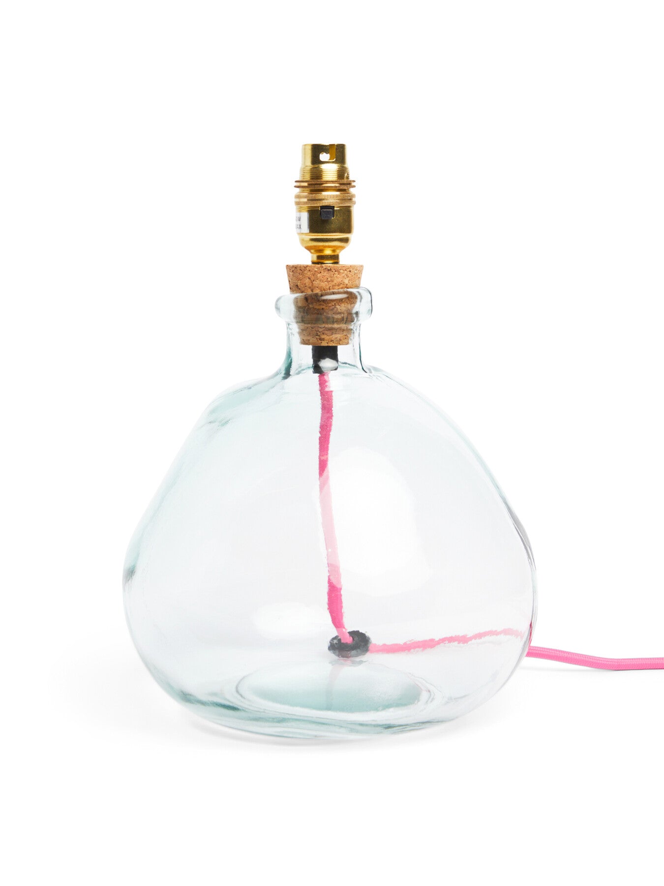 29cm Simplicity Lamp Base with Hot Pink Flex