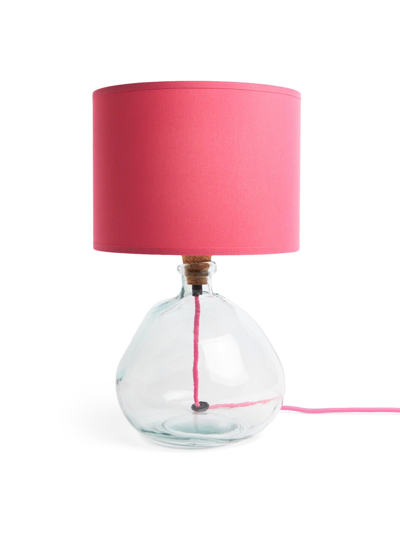 29cm Simplicity Lamp Base with Hot Pink Flex