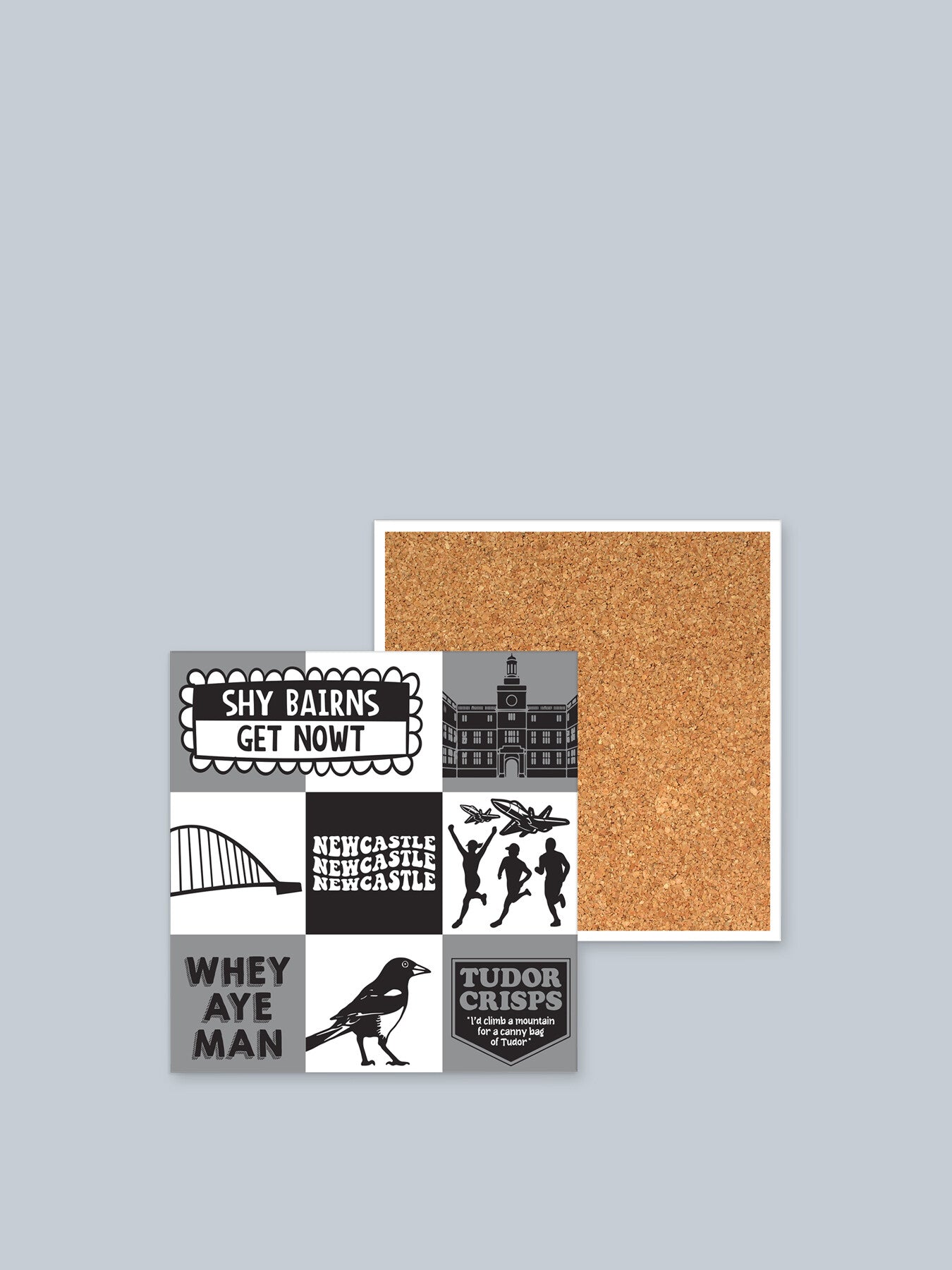 Newcastle Location Premium Ceramic Coaster Set of 4