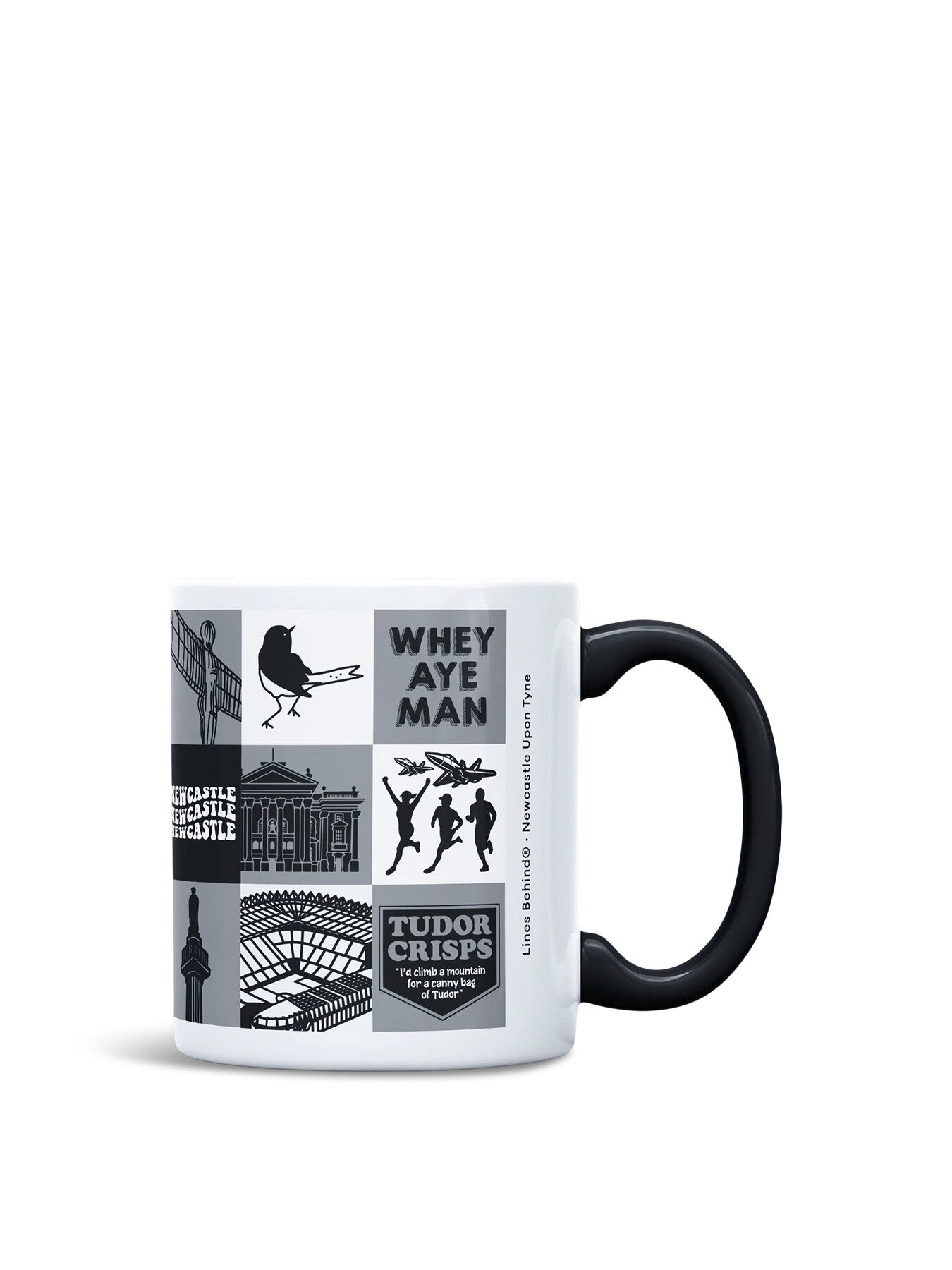 Newcastle Grey Square Premium 11oz Mug