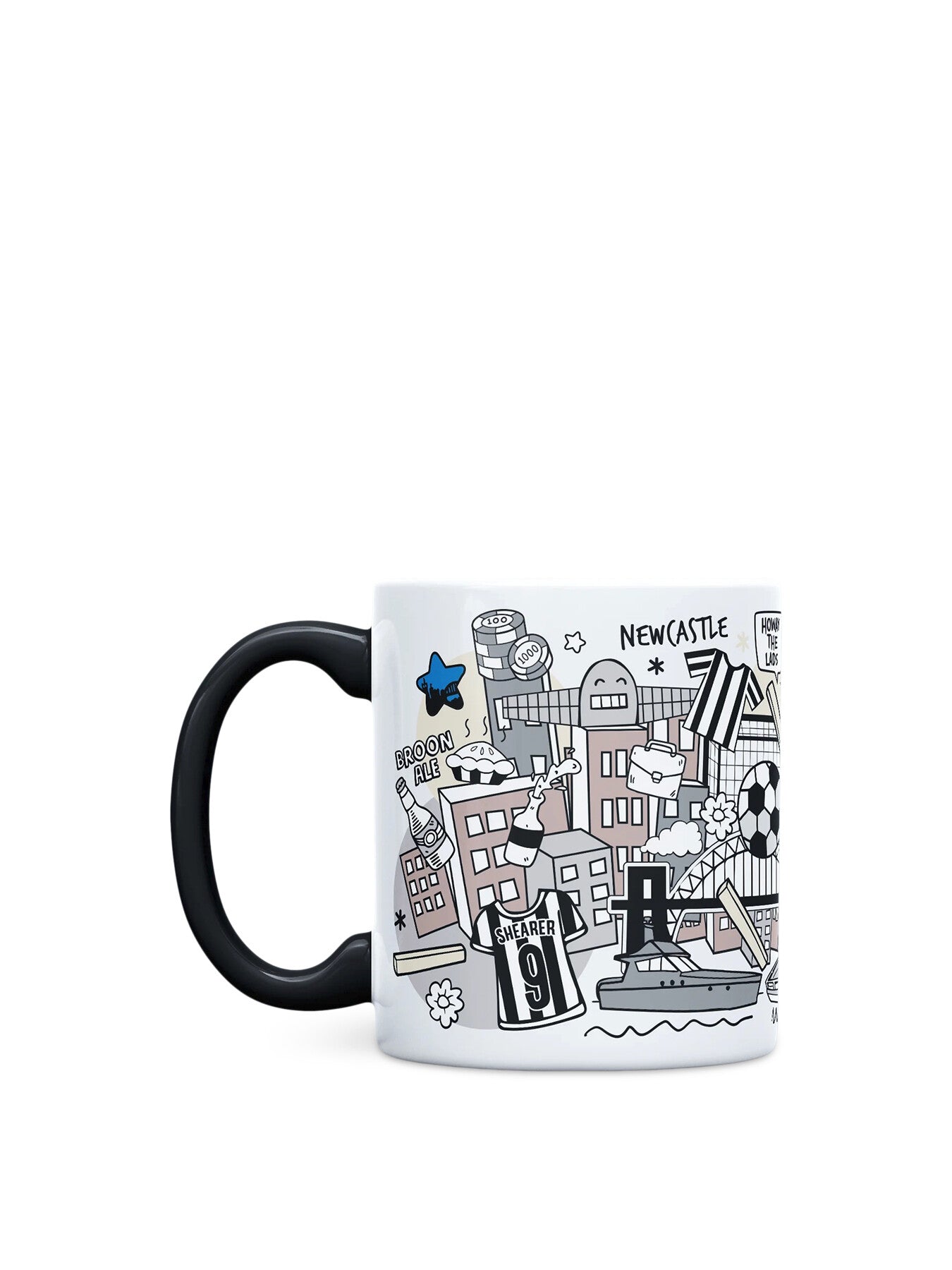 Newcastle Illustration Premium 11oz Mug