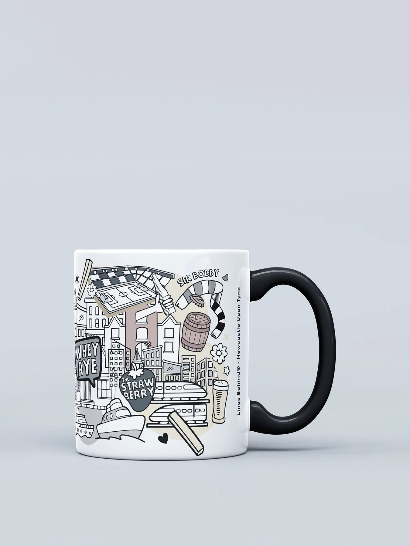Newcastle Illustration Premium 11oz Mug