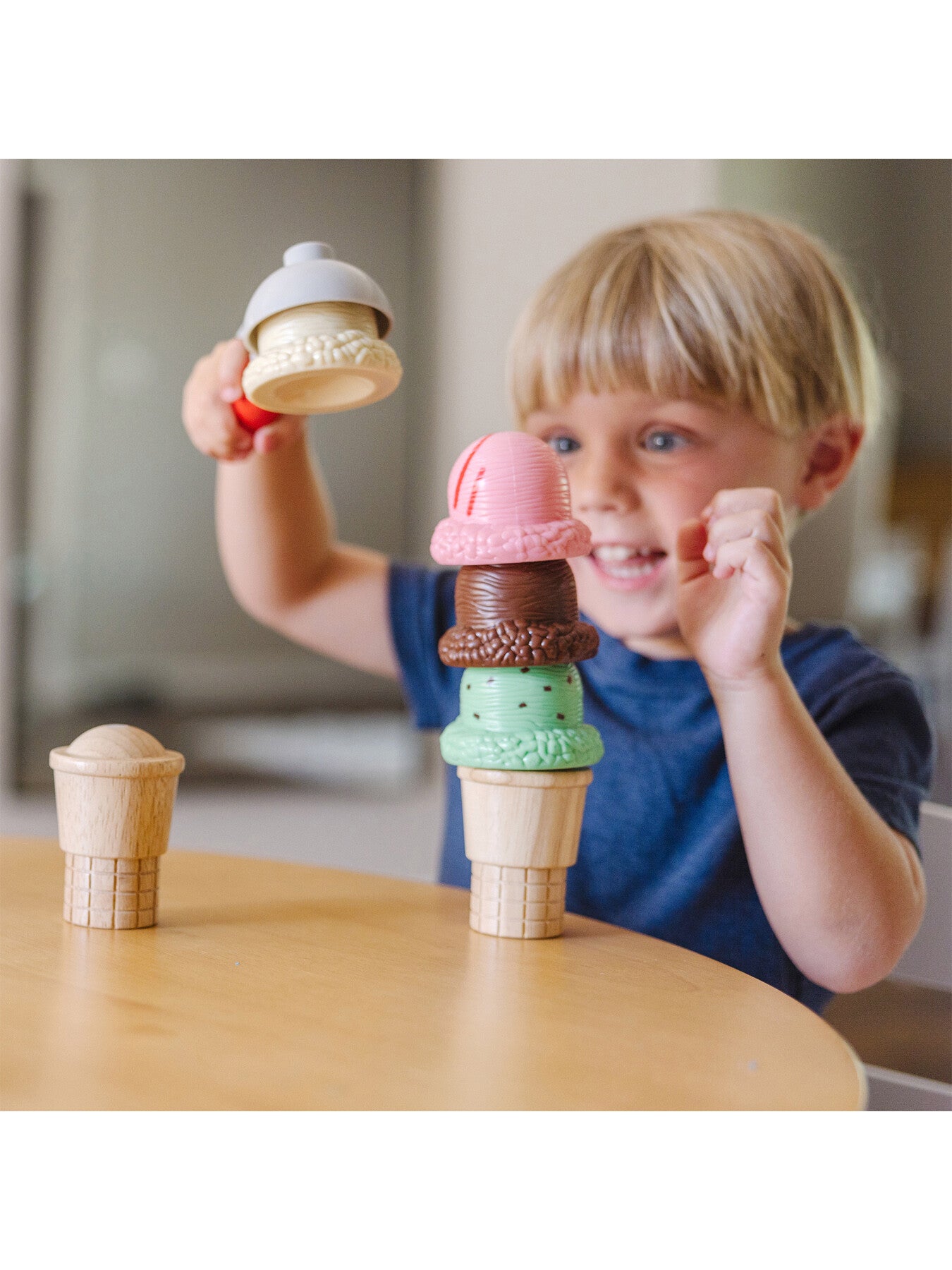 Scoop Stack Ice Cream Cone Playset