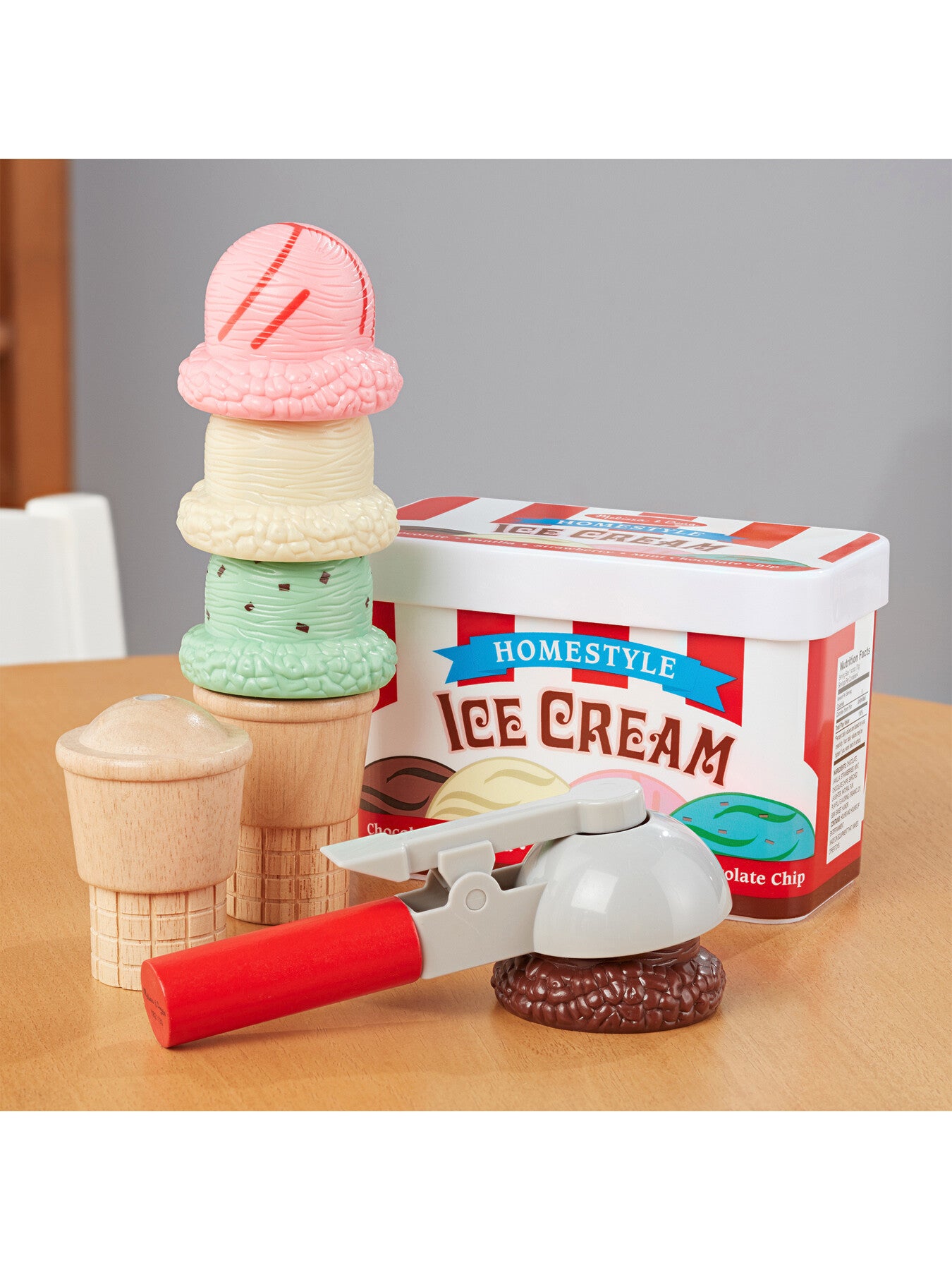Scoop Stack Ice Cream Cone Playset
