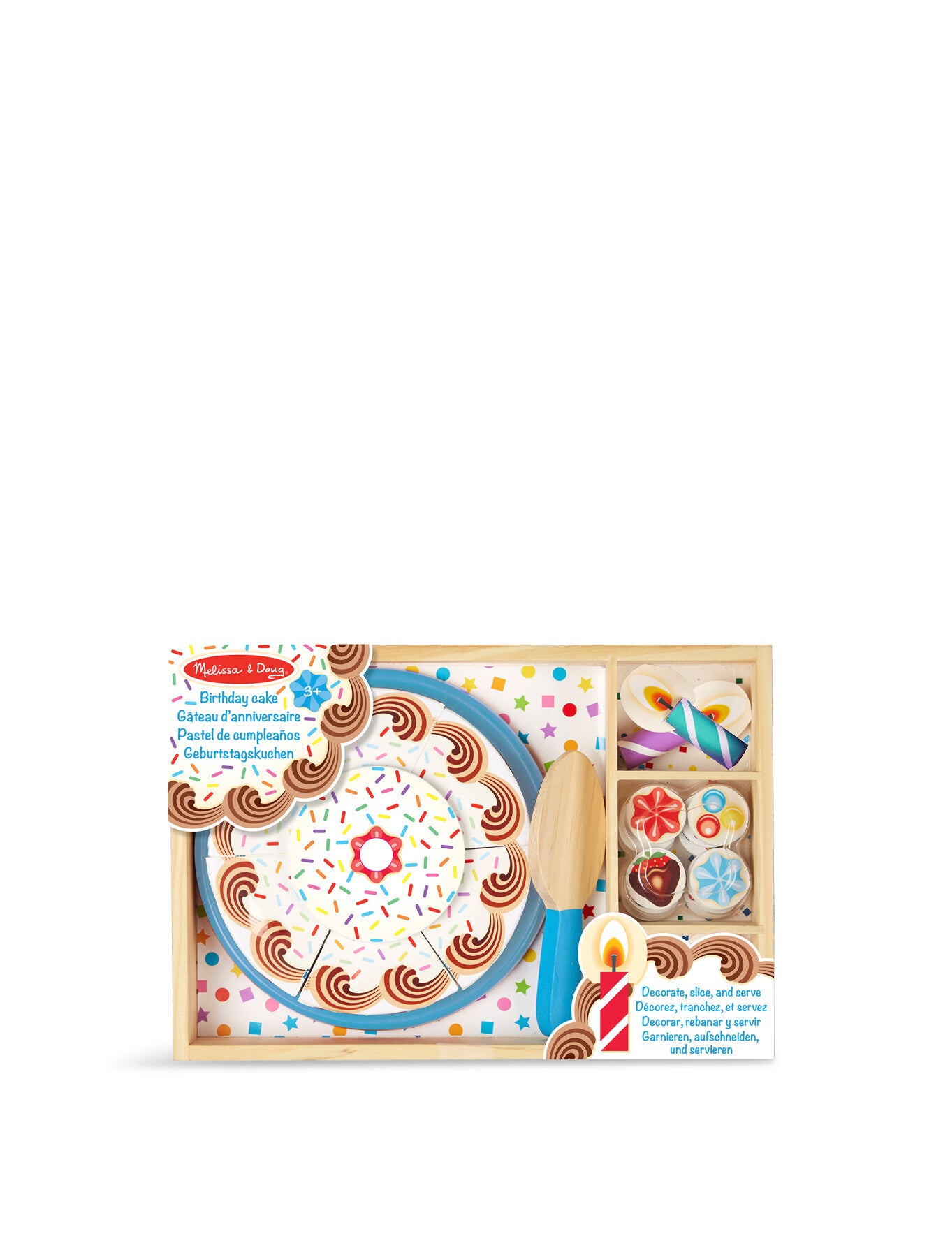 Wooden Birthday Cake