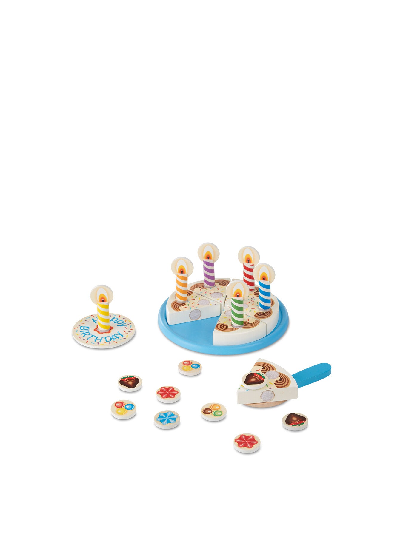 Wooden Birthday Cake