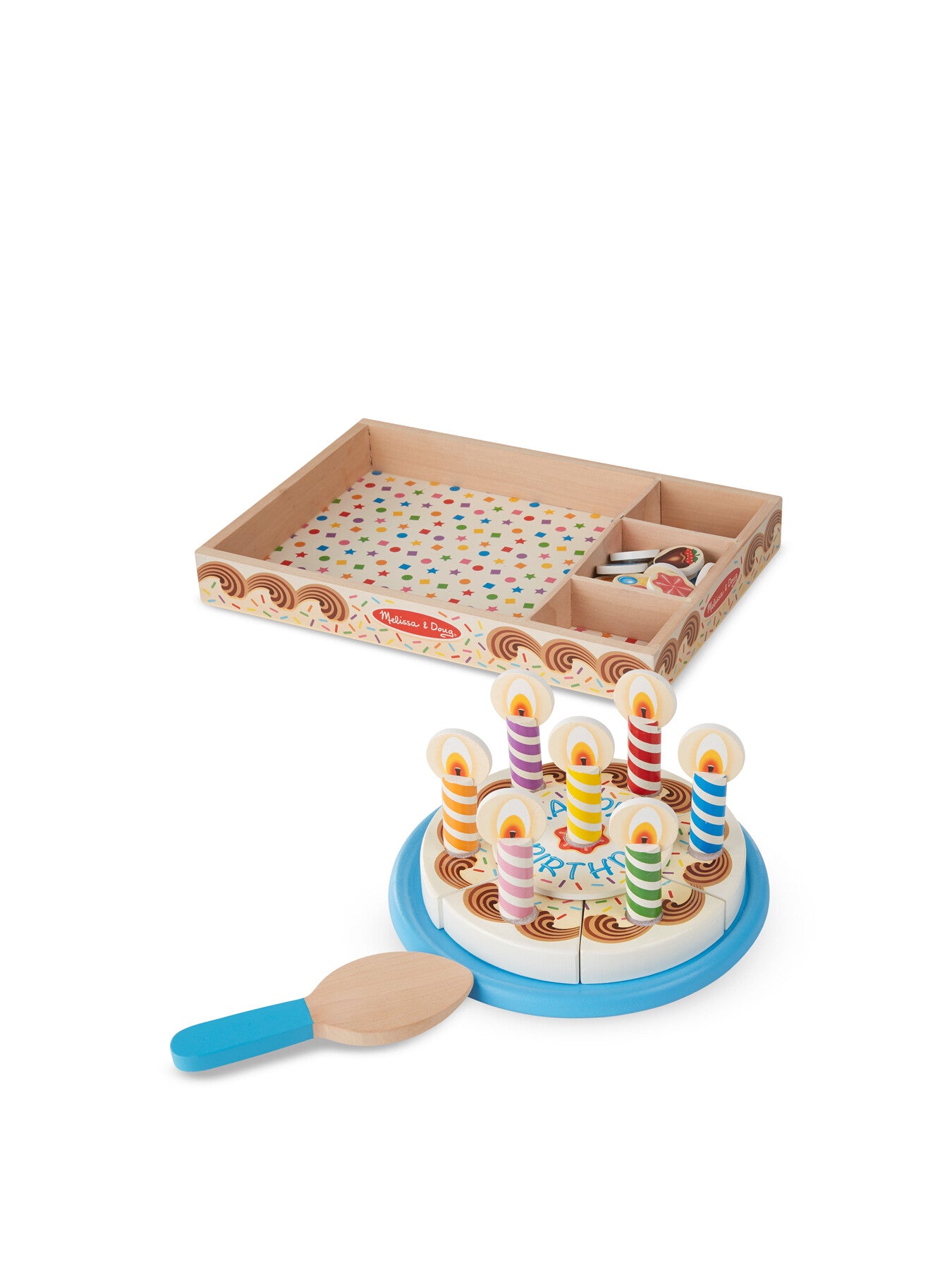 Wooden Birthday Cake