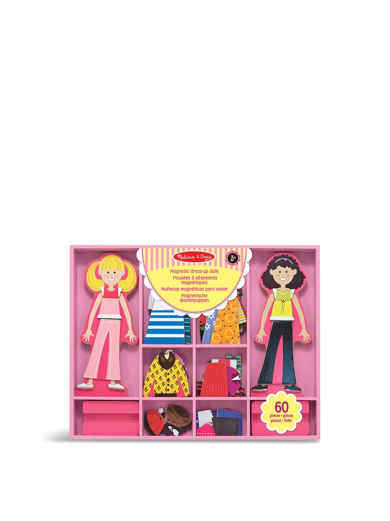 Abby Emma Magnetic Wooden Dress-Up Dolls