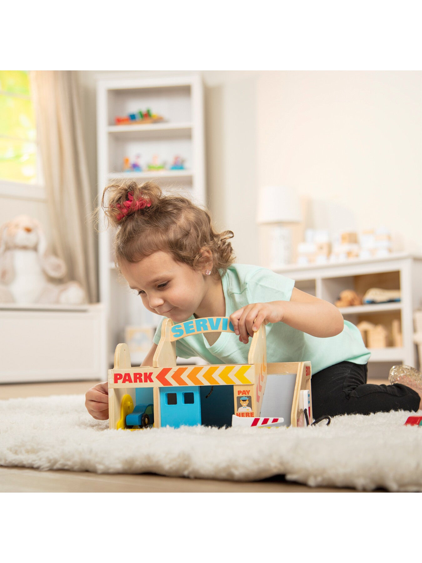 Service Station Parking Garage