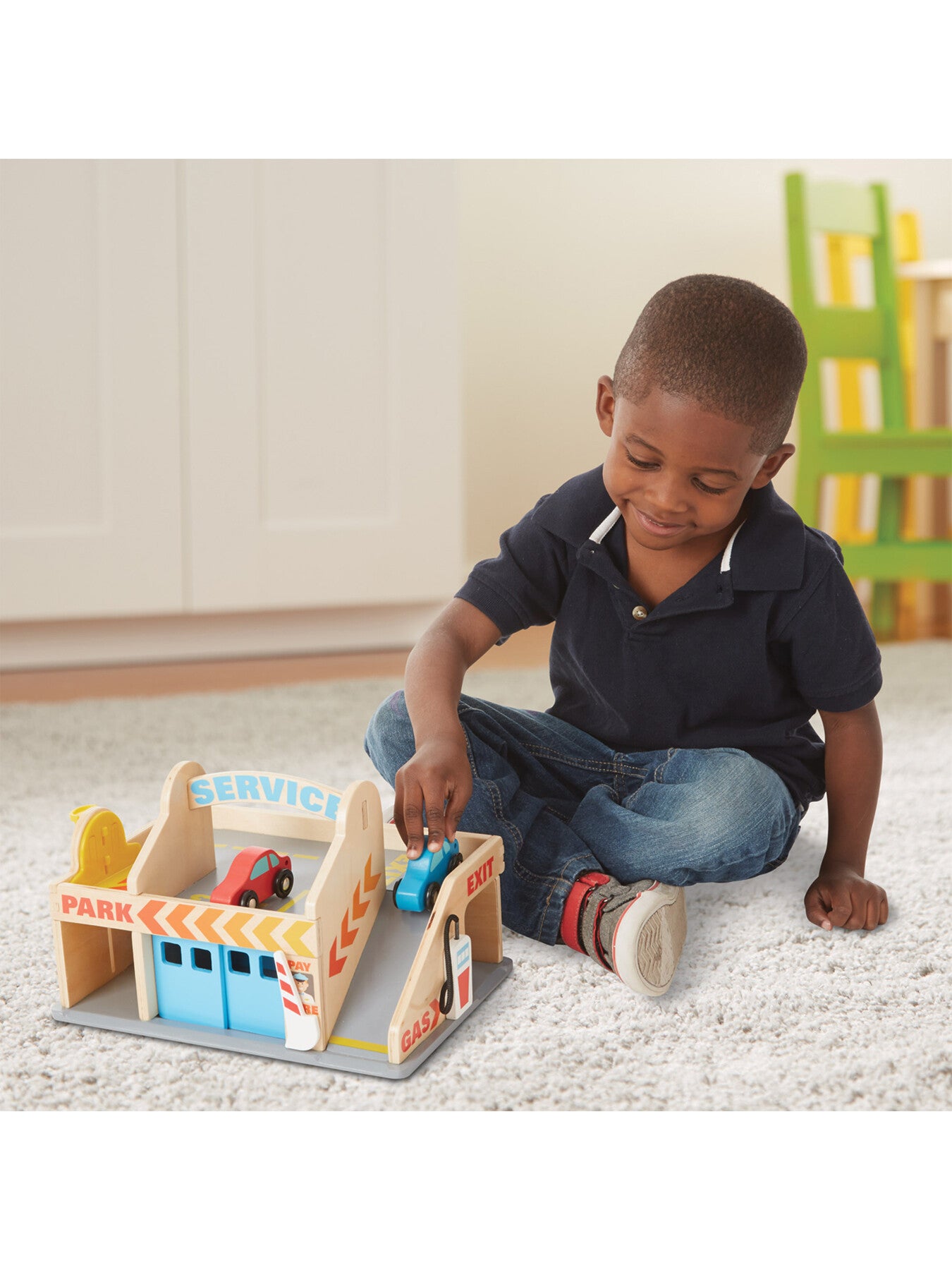 Service Station Parking Garage