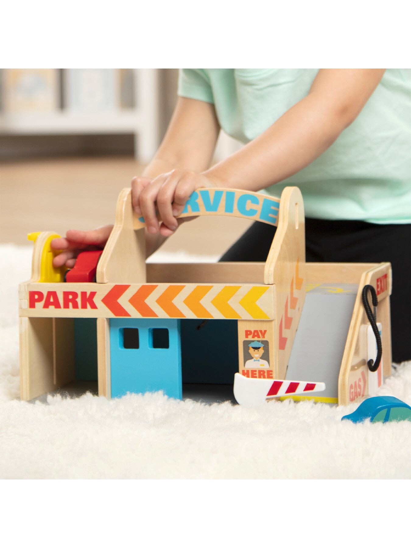 Service Station Parking Garage