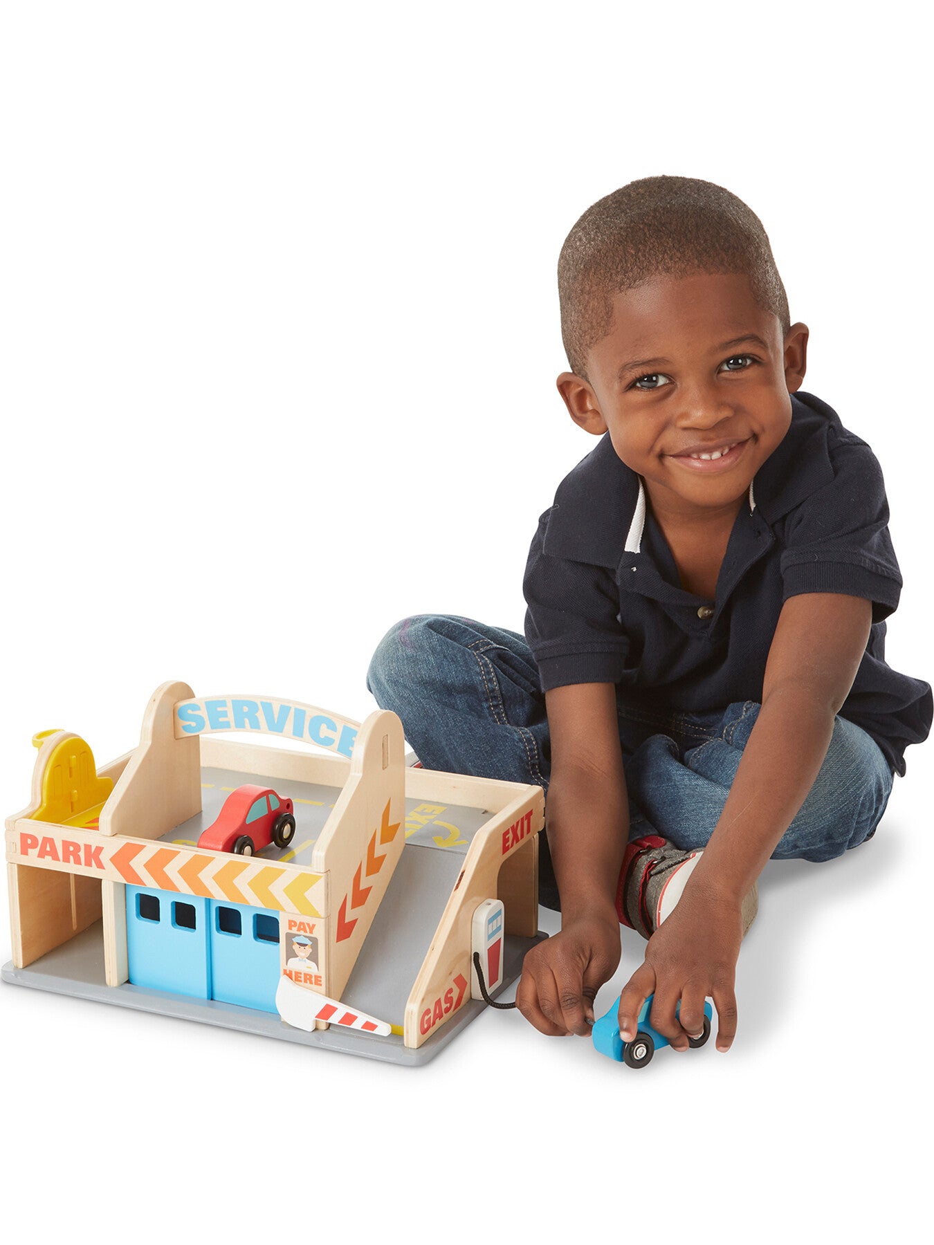 Service Station Parking Garage