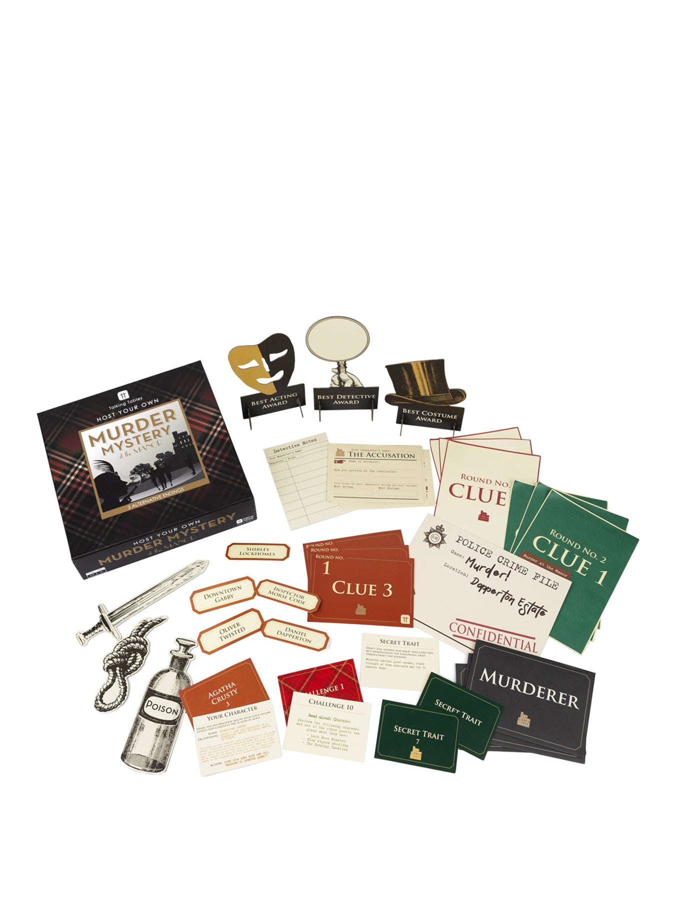 Murder Mystery at the Manor Game