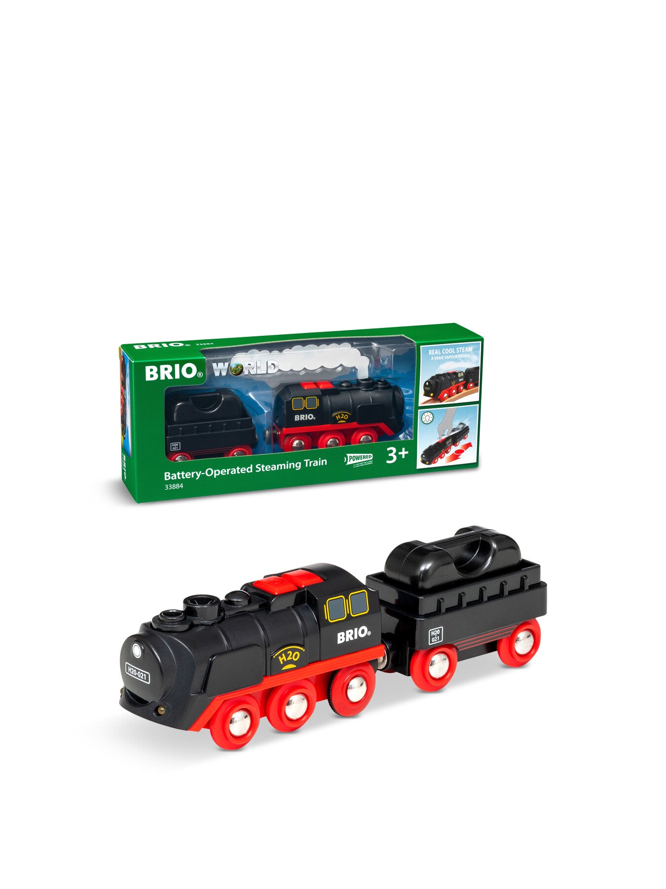 Battery-Operated Steaming Train