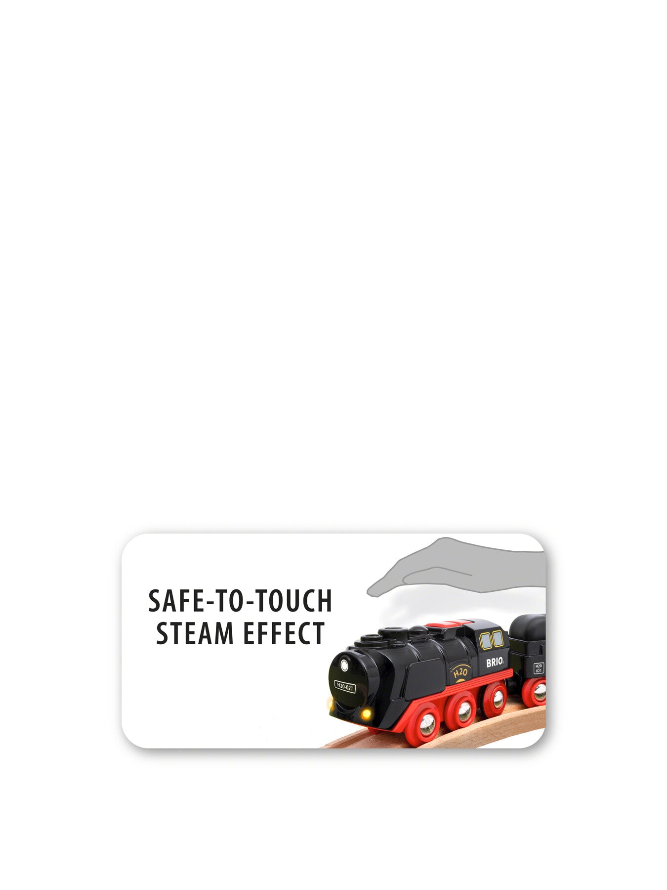 Battery-Operated Steaming Train