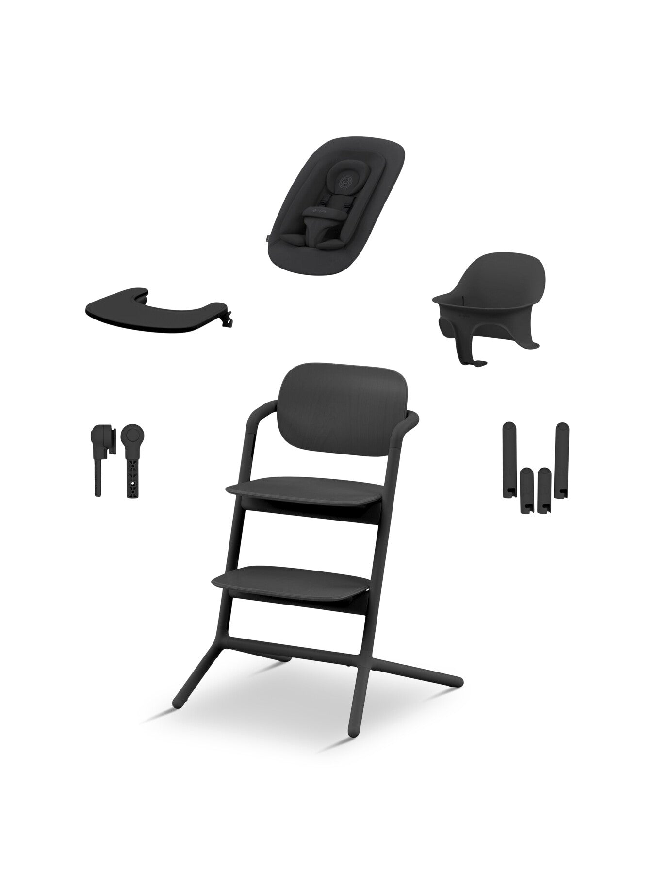 Cybex LEMO Highchair 4in1 Set - Stunning Black