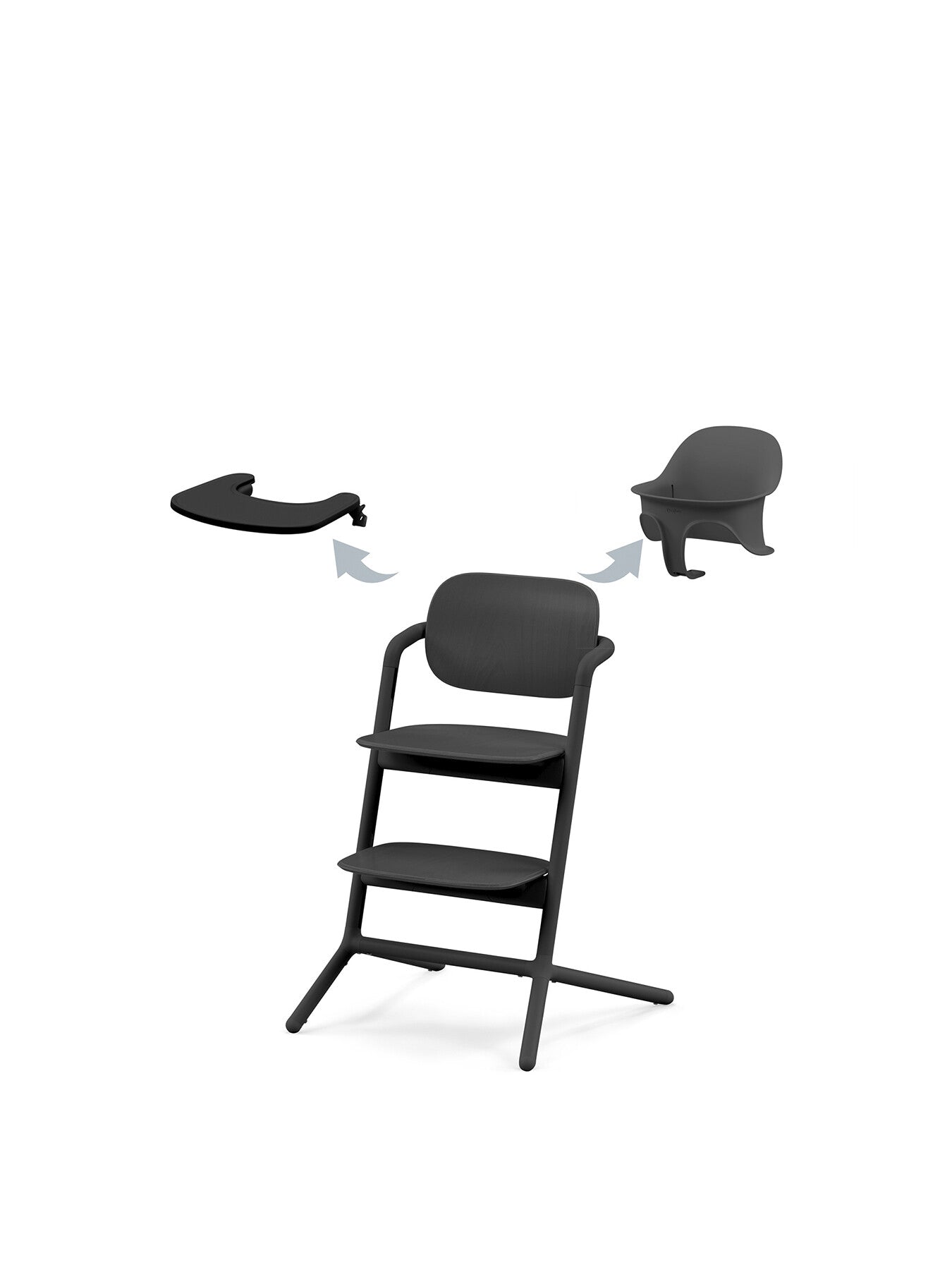 Cybex LEMO Highchair 3in1 Set - Stunning Black